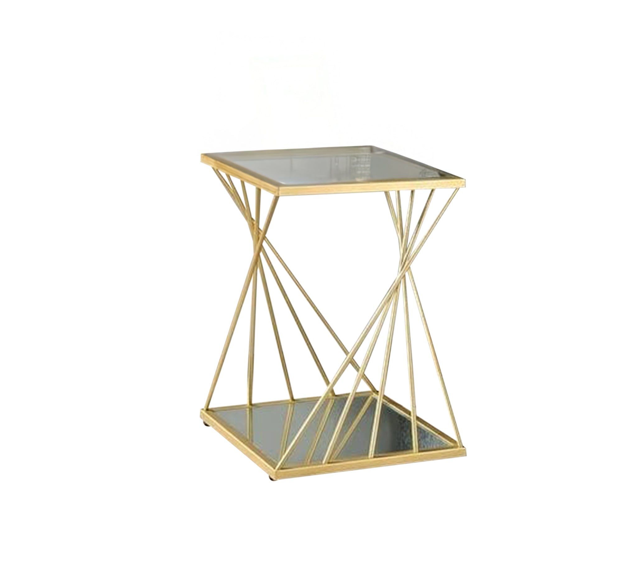 Side table with a glass top - Vitrine Furniture - Furniture