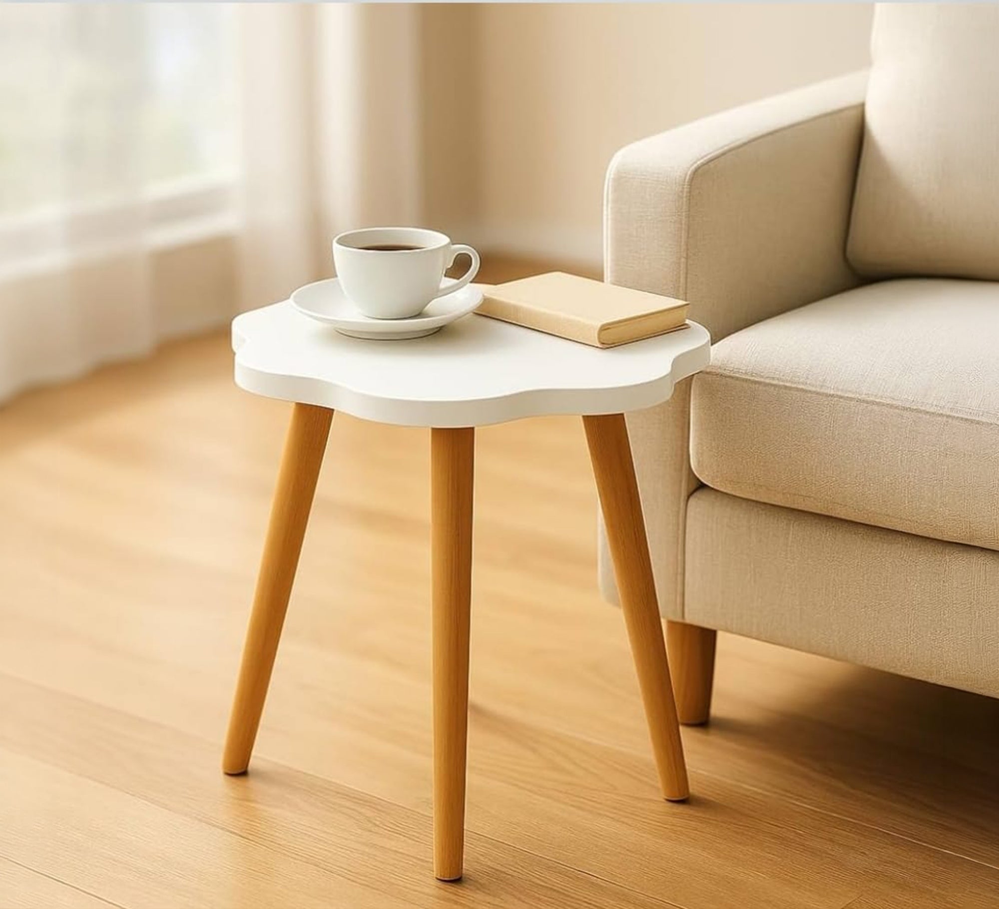 Side table with a rose-shaped top - Vitrine Furniture - Side Tables