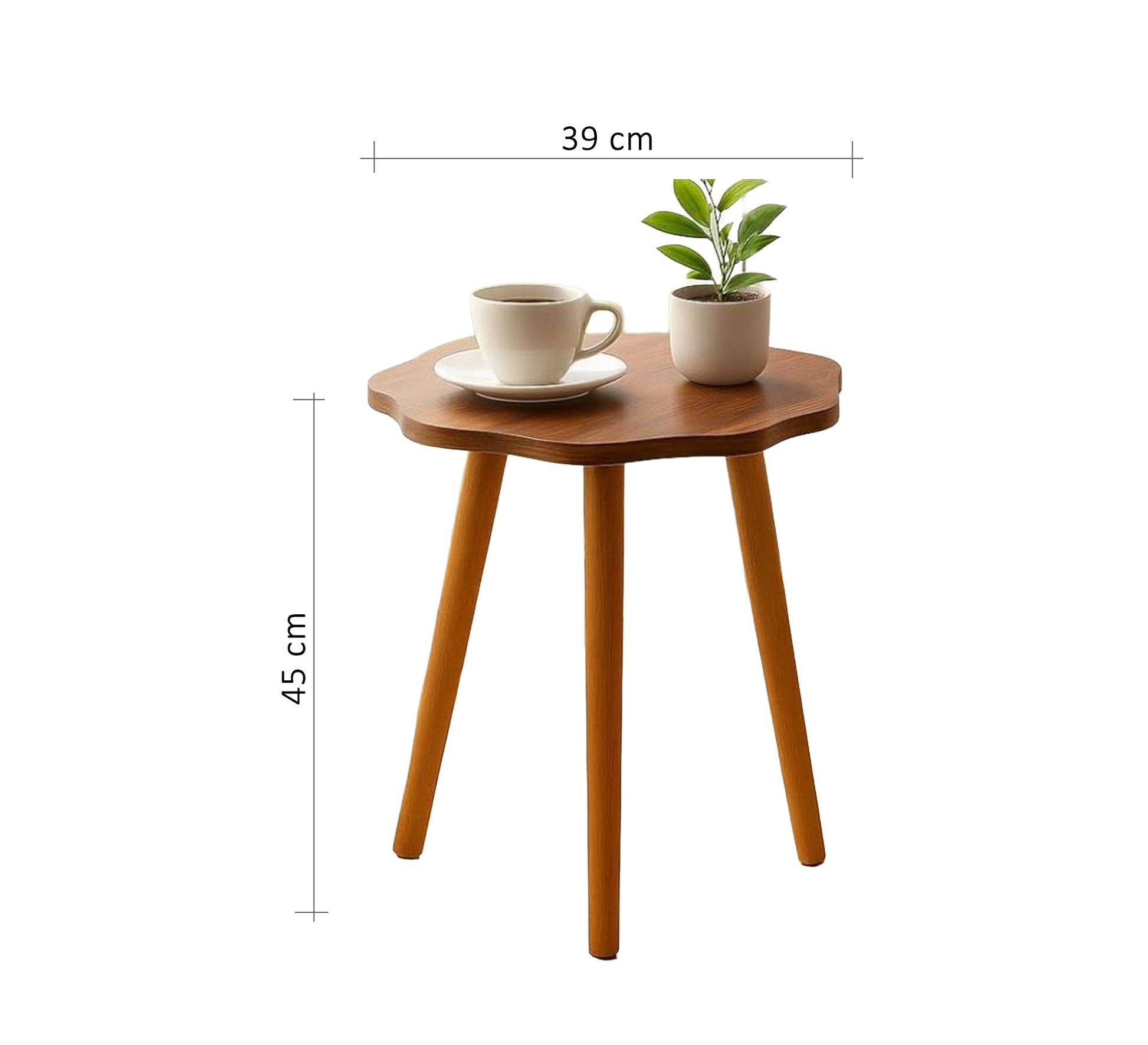 Side table with a rose-shaped top - Vitrine Furniture - Side Tables