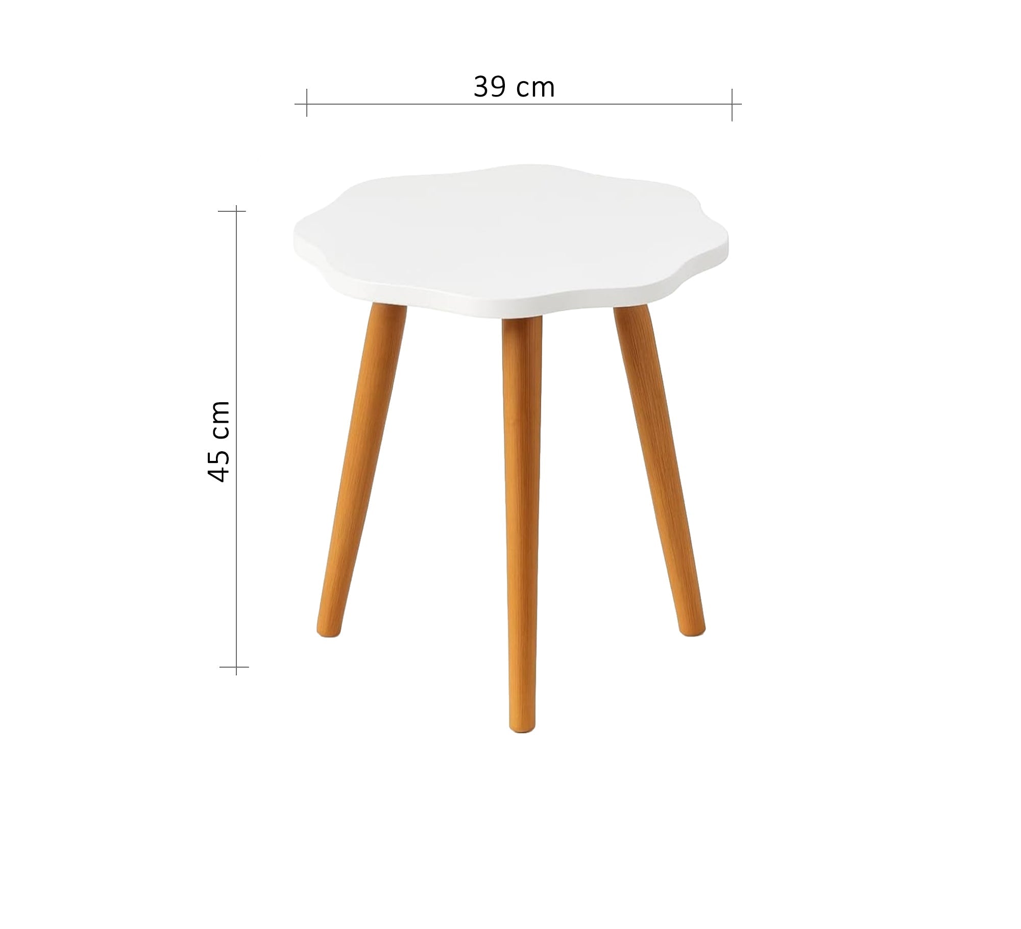 Side table with a rose-shaped top - Vitrine Furniture - Side Tables