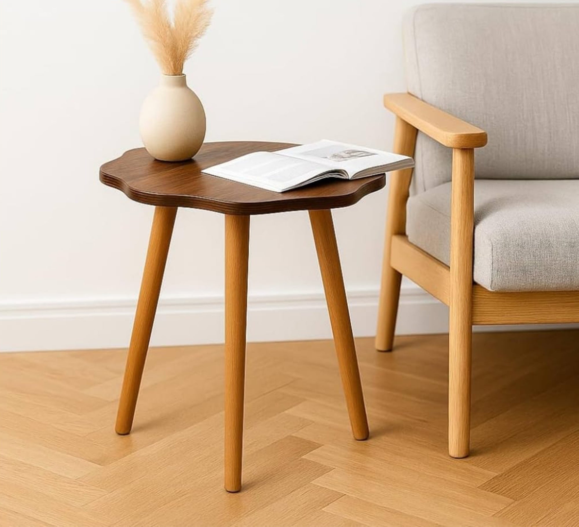 Side table with a rose-shaped top - Vitrine Furniture - Side Tables