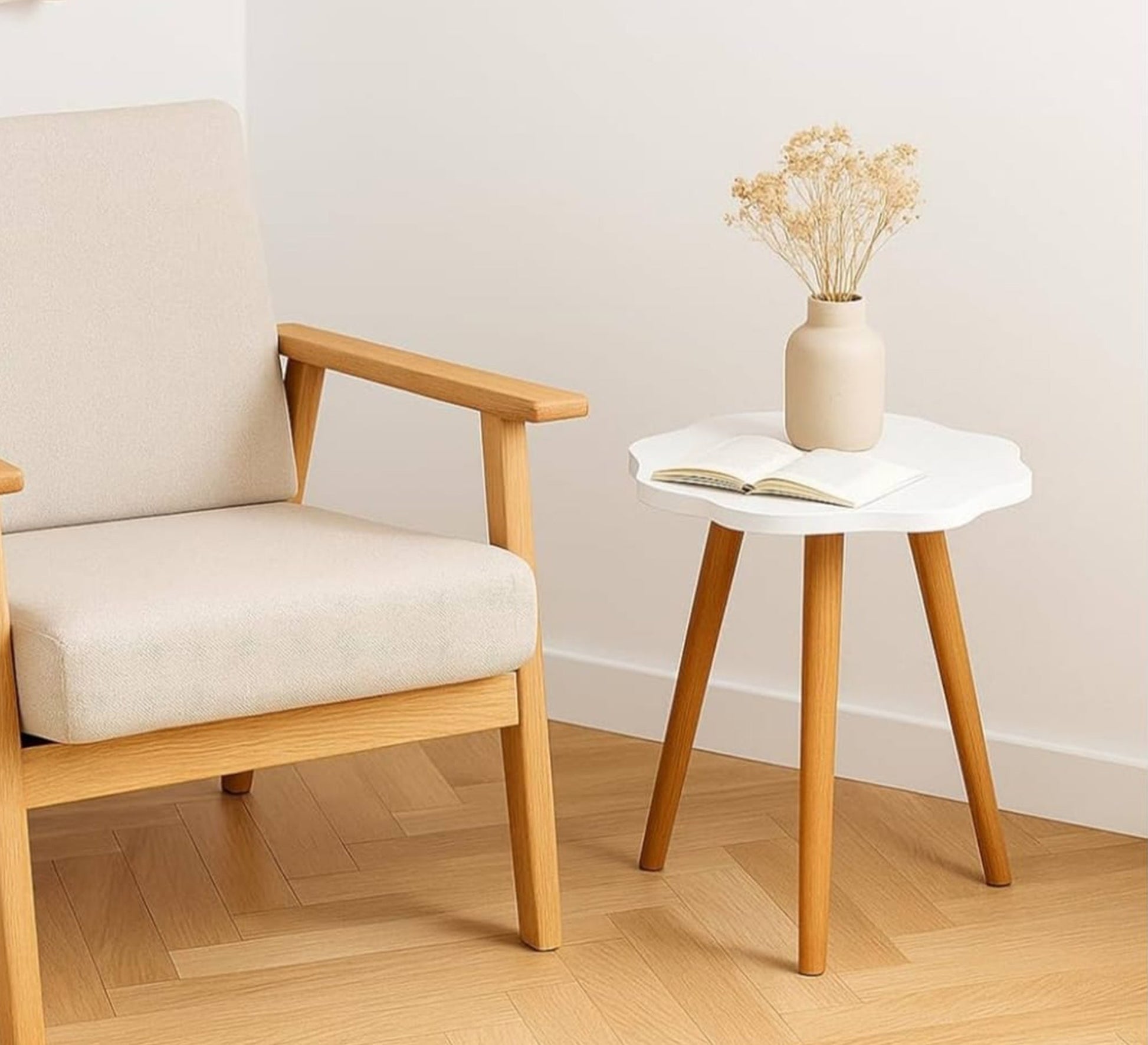 Side table with a rose-shaped top - Vitrine Furniture - Side Tables