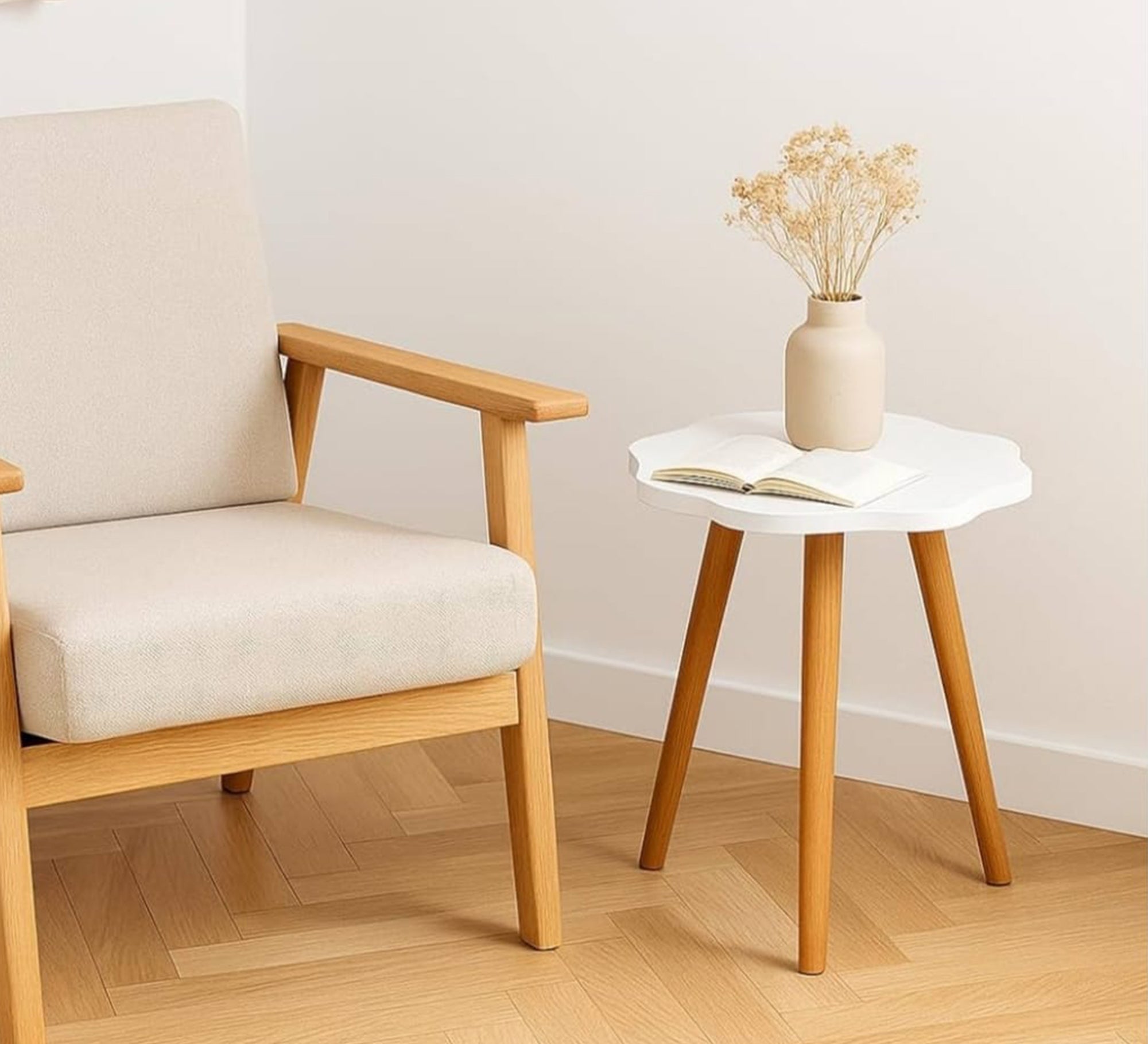 Side table with a rose-shaped top - Vitrine Furniture - Side Tables