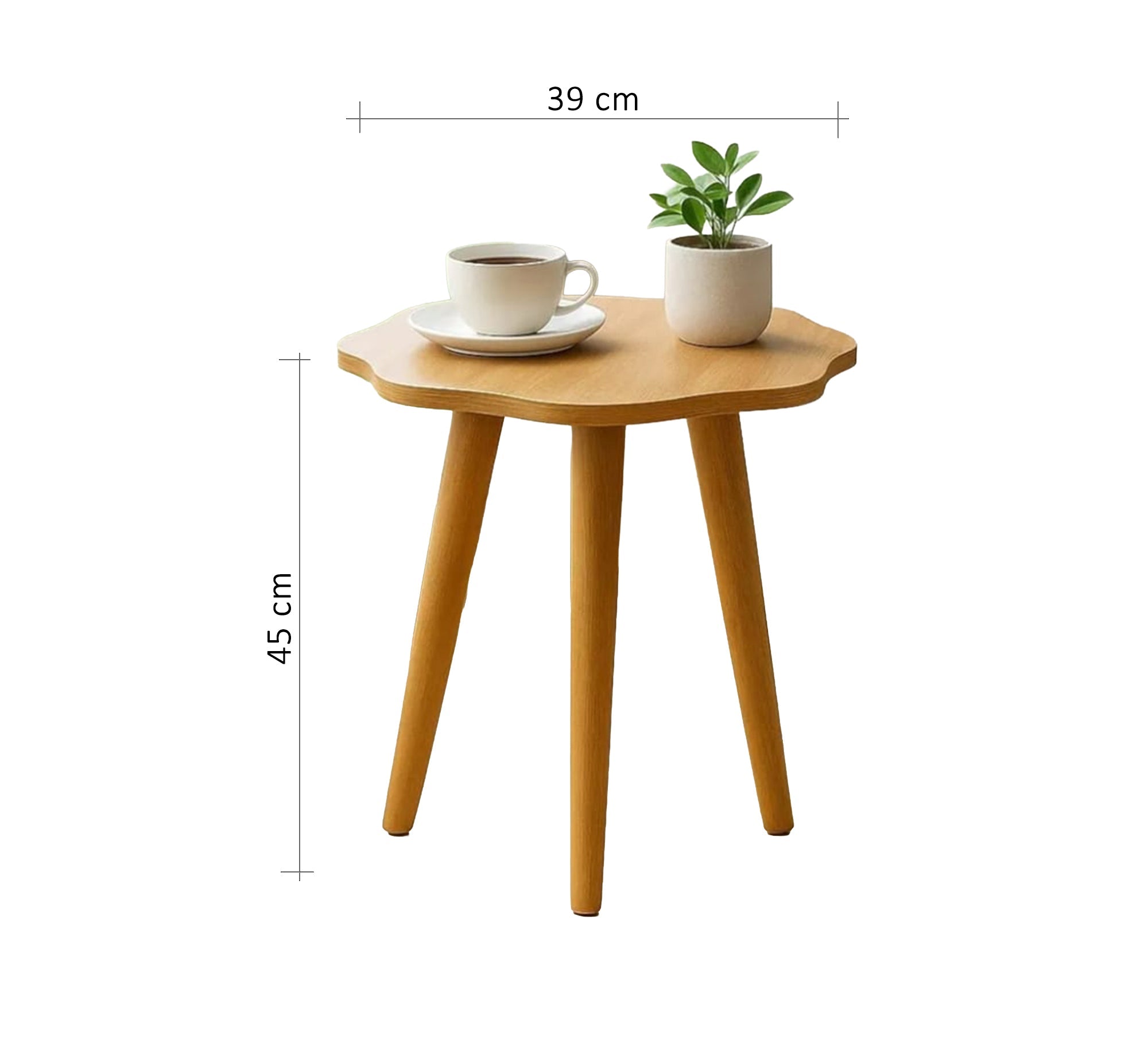 Side table with a rose-shaped top - Vitrine Furniture - Side Tables