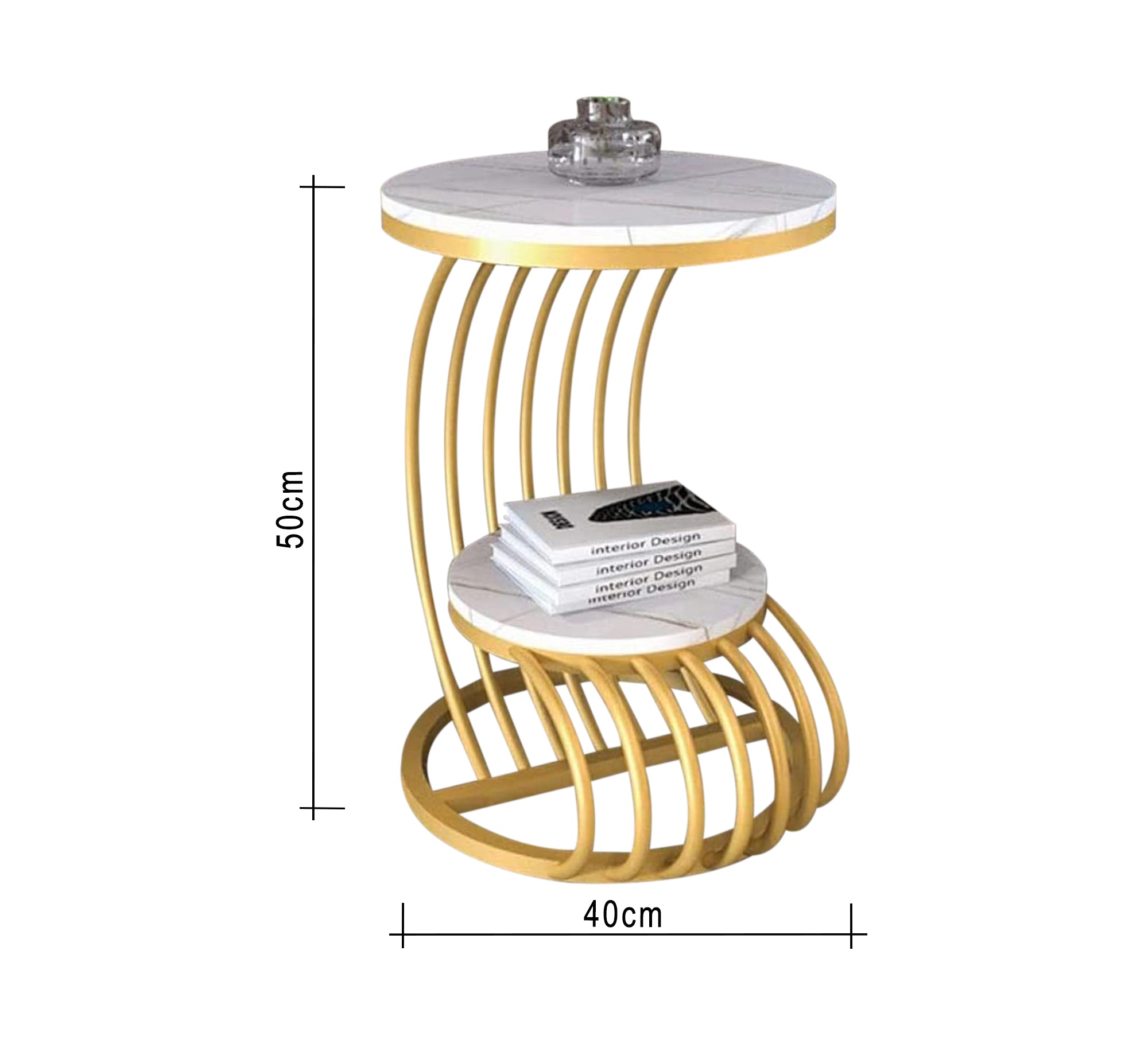 Side table with a streamlined shape - Vitrine Furniture - Furniture