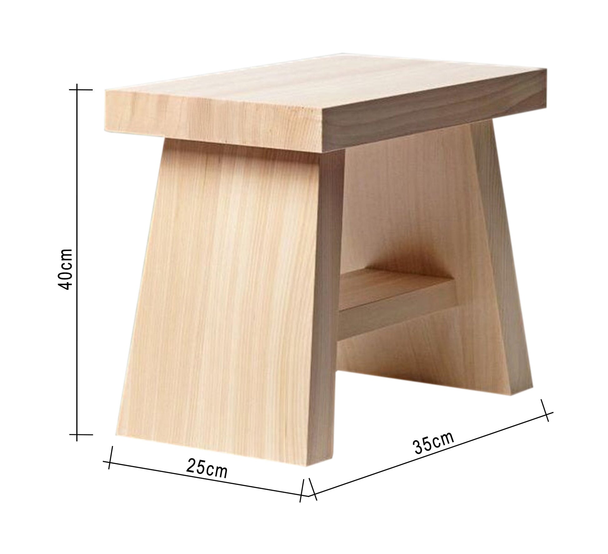 Side table with built - in shelf - Vitrine Furniture - Furniture