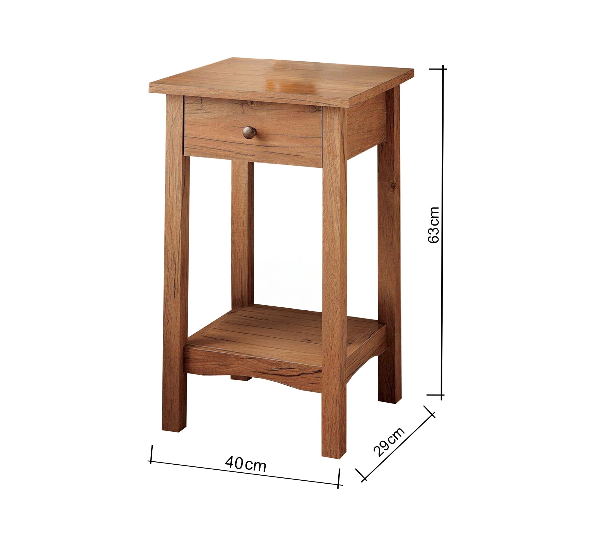 Side table with drawer and shelf - Vitrine Furniture - Furniture