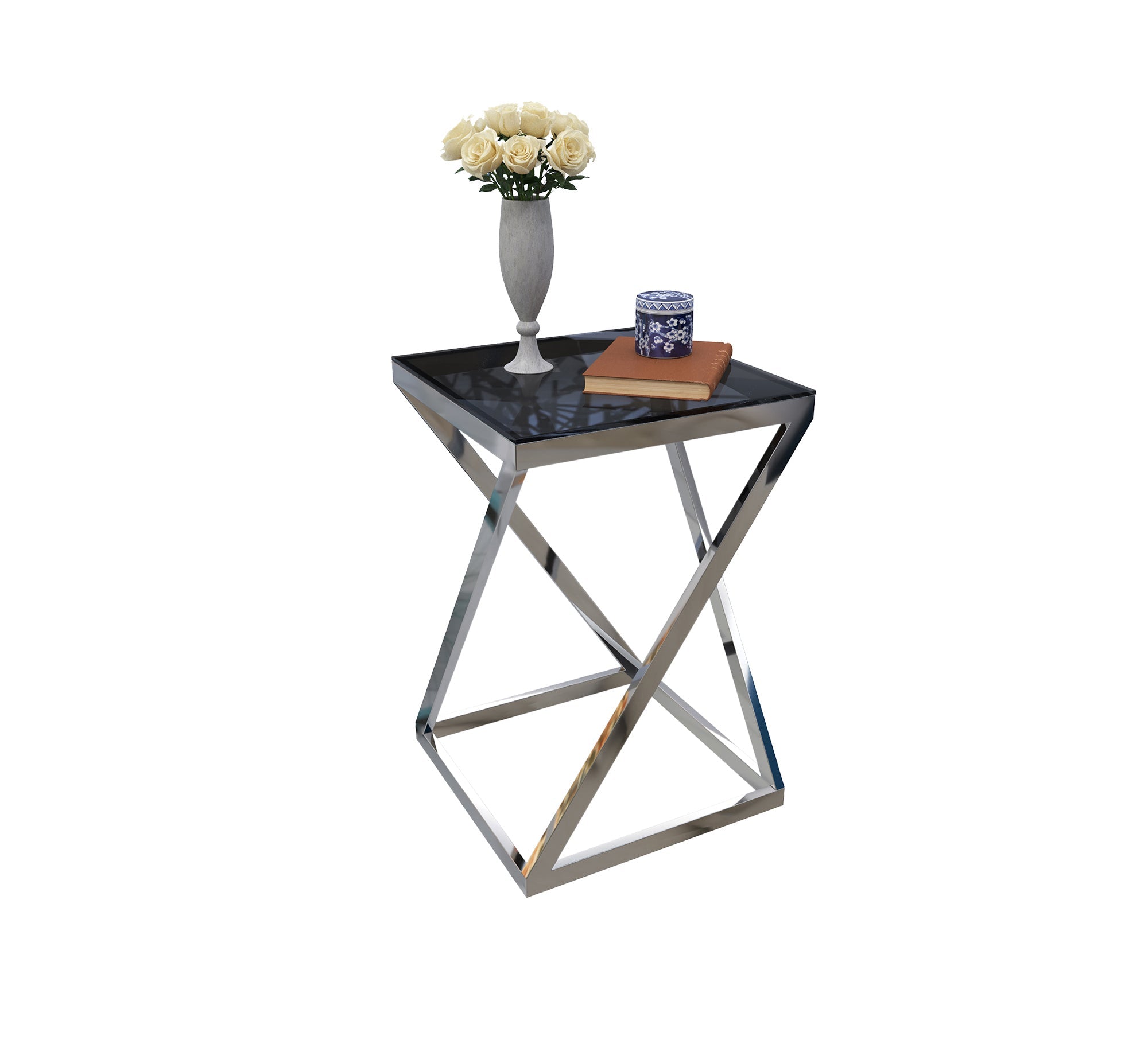 Side table with steel frame - Vitrine Furniture - Side Tables