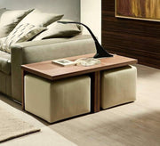 Side table with two benches - Vitrine Furniture - Side Tables