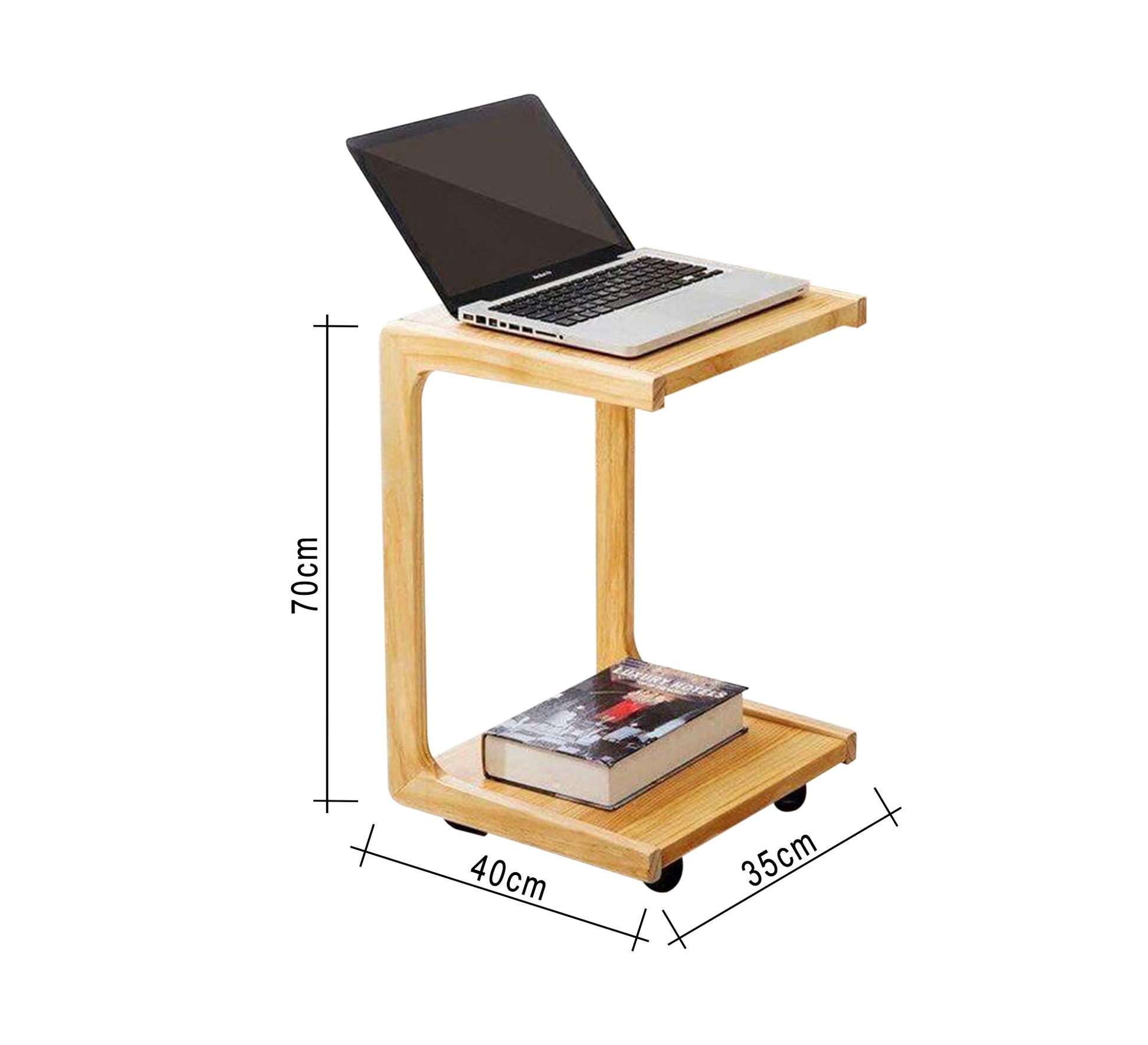 Side table with wheeled base - Vitrine Furniture - Furniture