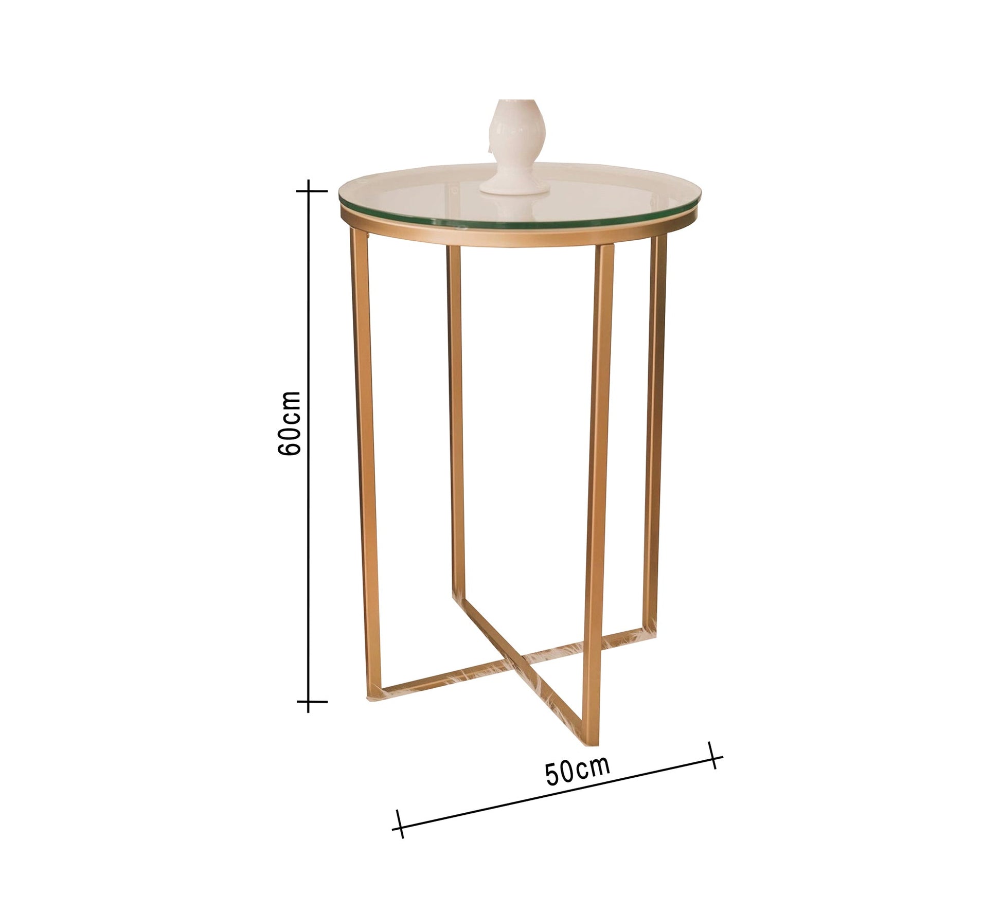 Side table with x - shaped base - Vitrine Furniture - Furniture