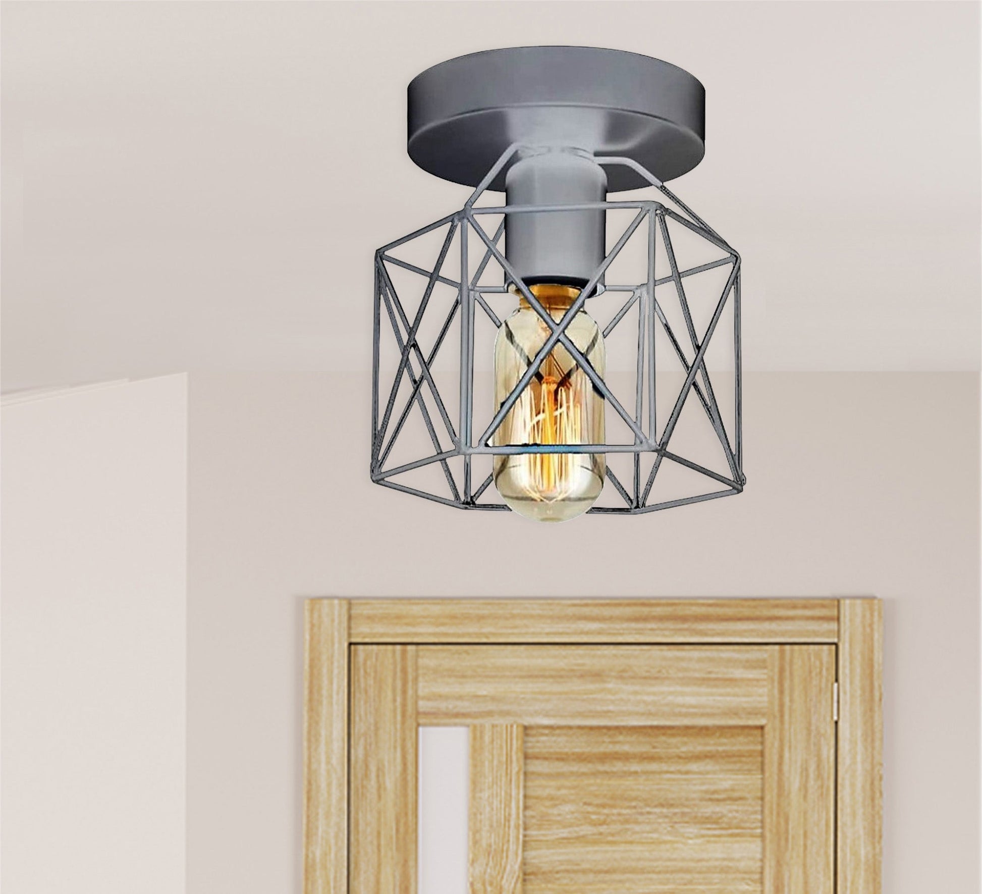 Silver ceiling lamp - Vitrine Furniture - Lighting