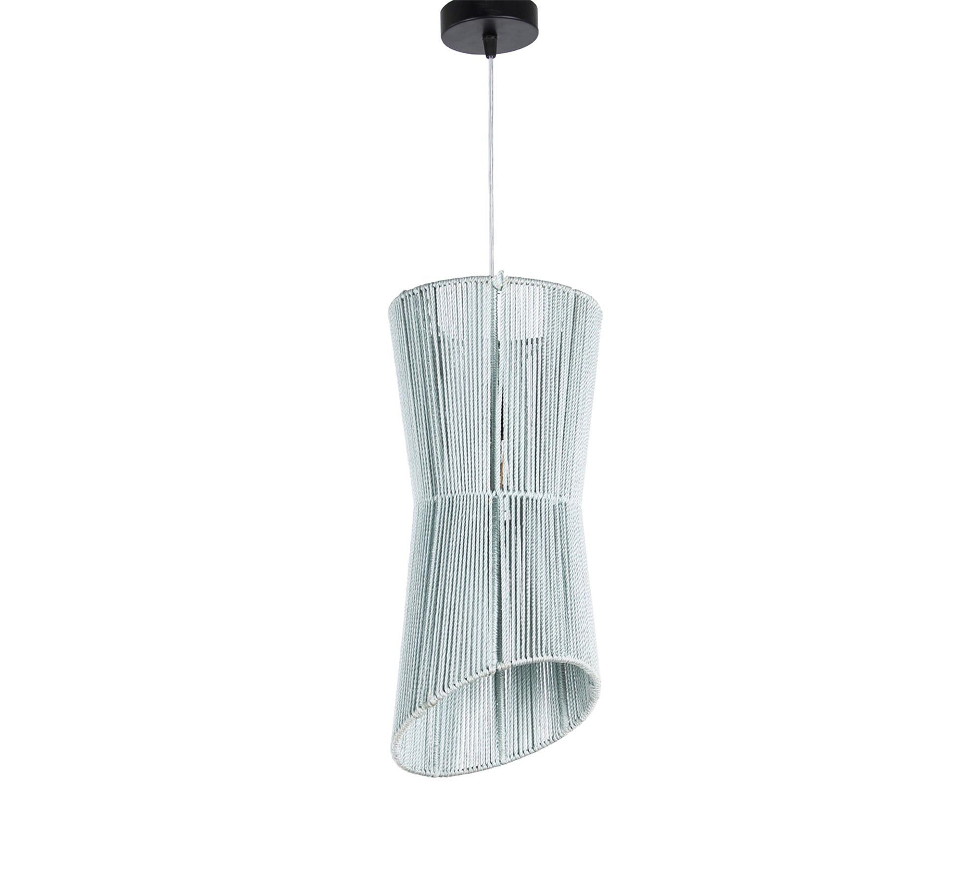 Silver macrame pendant light - Vitrine Furniture - Lighting
