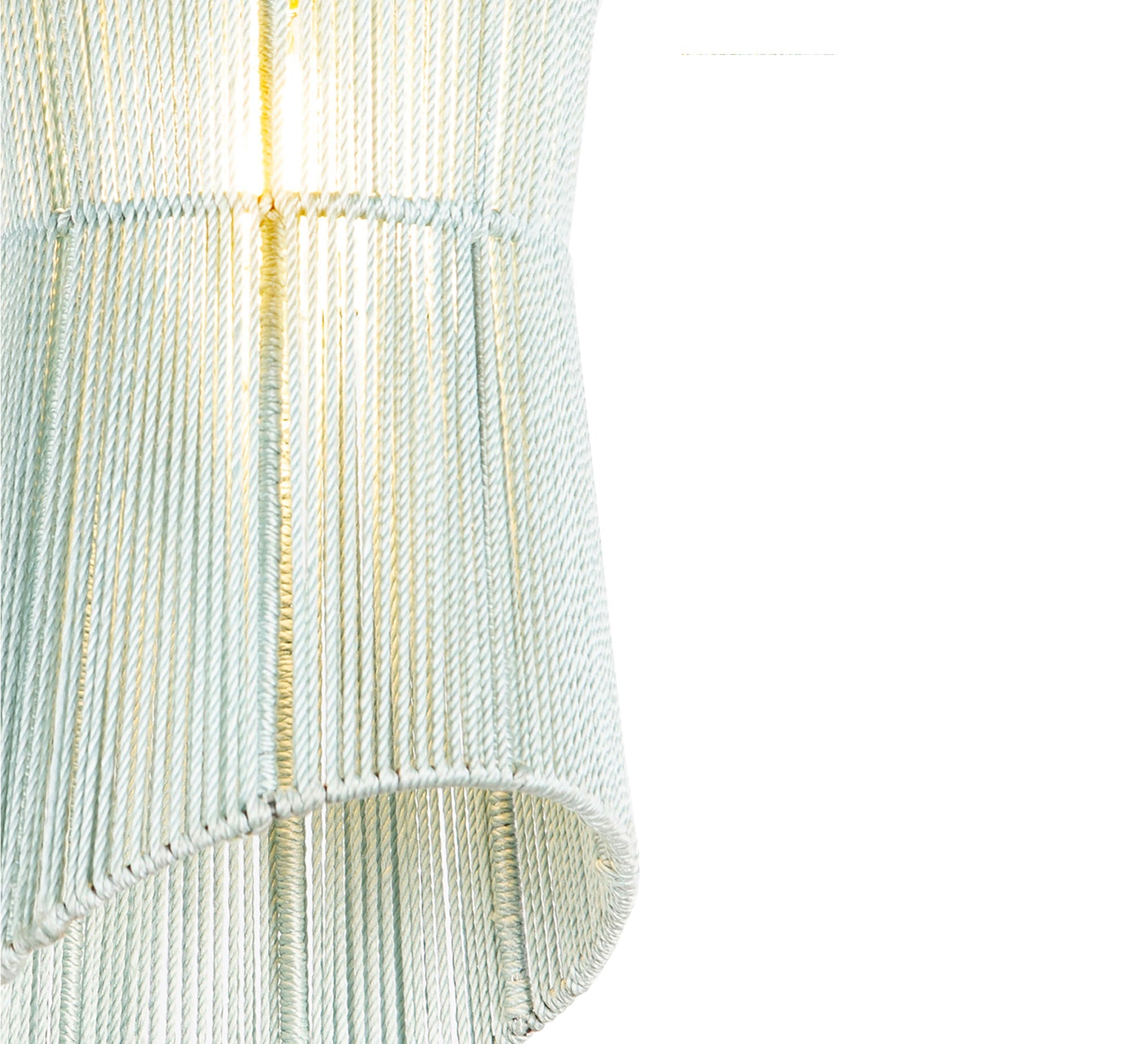 Silver macrame pendant light - Vitrine Furniture - Lighting