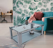 Silver rectangular frame table - Vitrine Furniture - Furniture