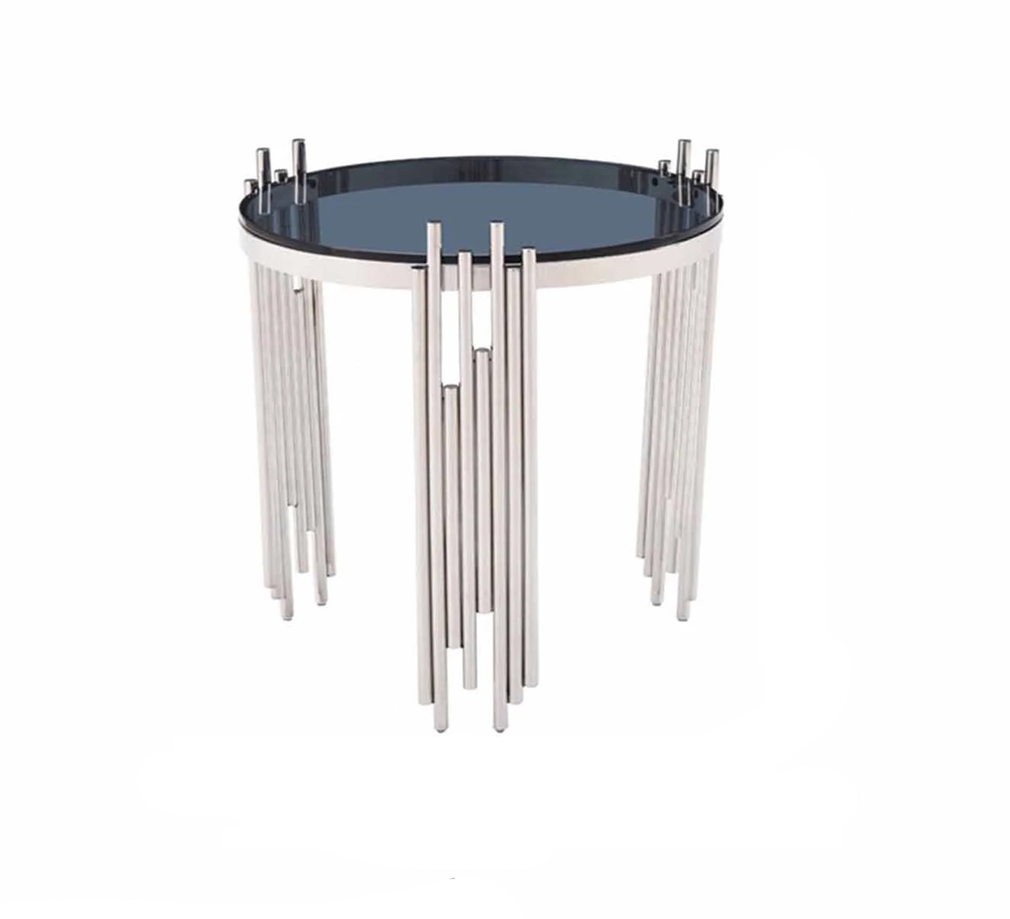 Silver table with modern design - Vitrine Furniture - Furniture