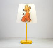 Simba Lamp, a royal light for your child's room with a golden base - Vitrine Furniture - Lighting