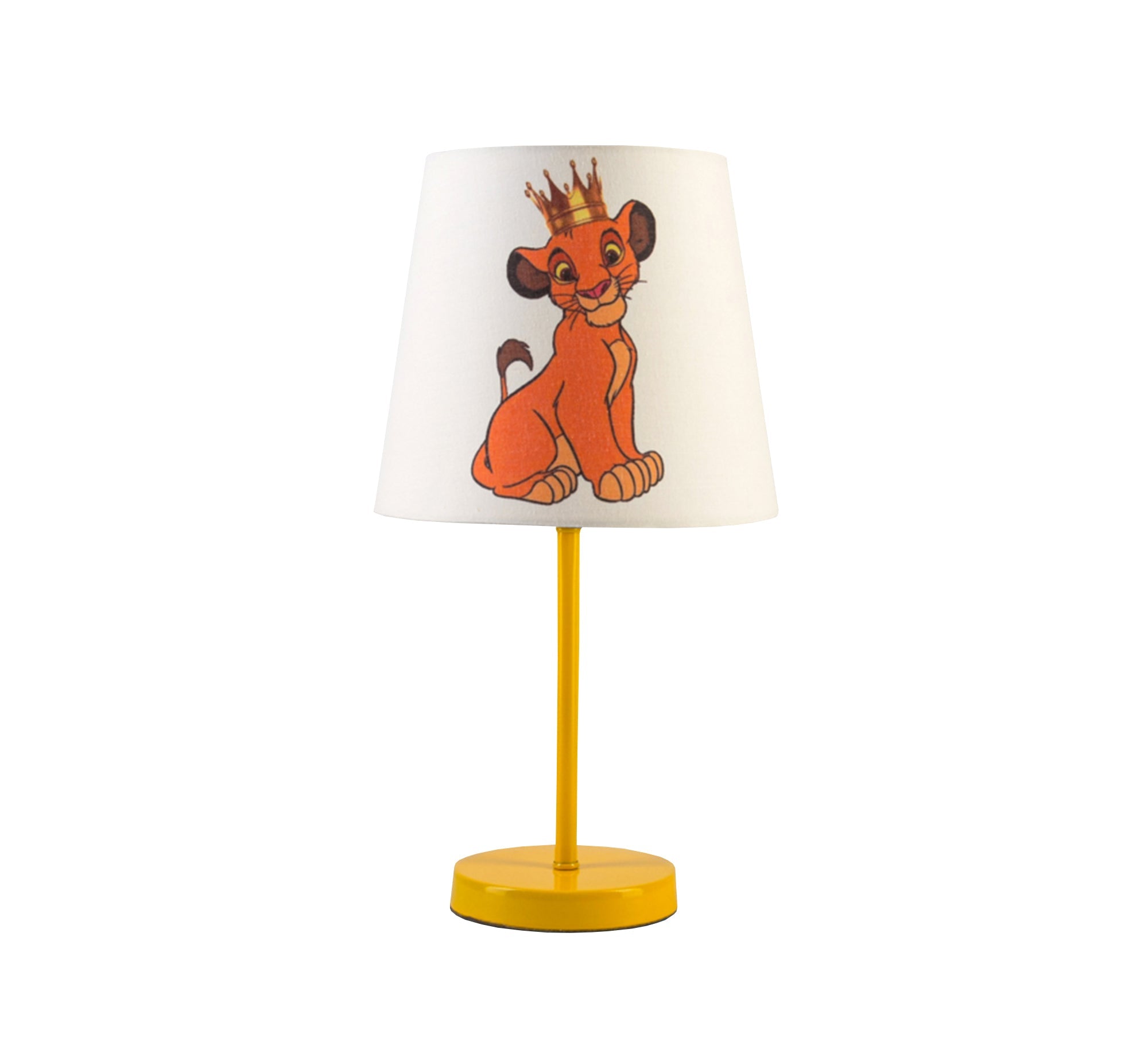 Simba Lamp, a royal light for your child's room with a golden base - Vitrine Furniture - Lighting