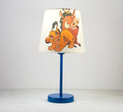 Simba, Timon and Pumbaa: Friends of the King of the Jungle Lamp with Blue Base - Vitrine Furniture - Lighting