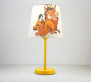 Simba, Timon and Pumbaa: Friends of the King of the Jungle Lamp with Golden Base - Vitrine Furniture - Lighting