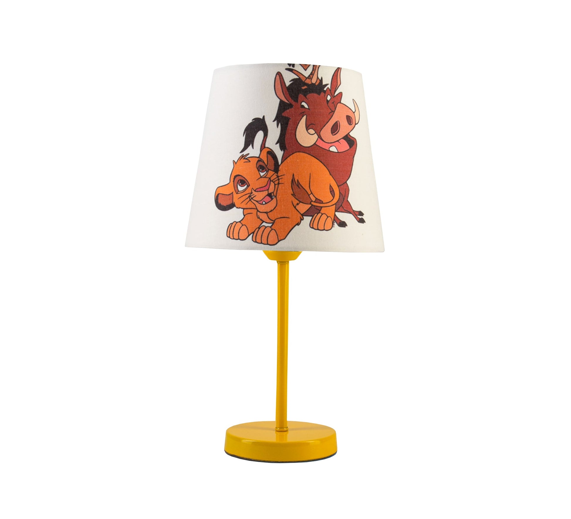 Simba, Timon and Pumbaa: Friends of the King of the Jungle Lamp with Golden Base - Vitrine Furniture - Lighting