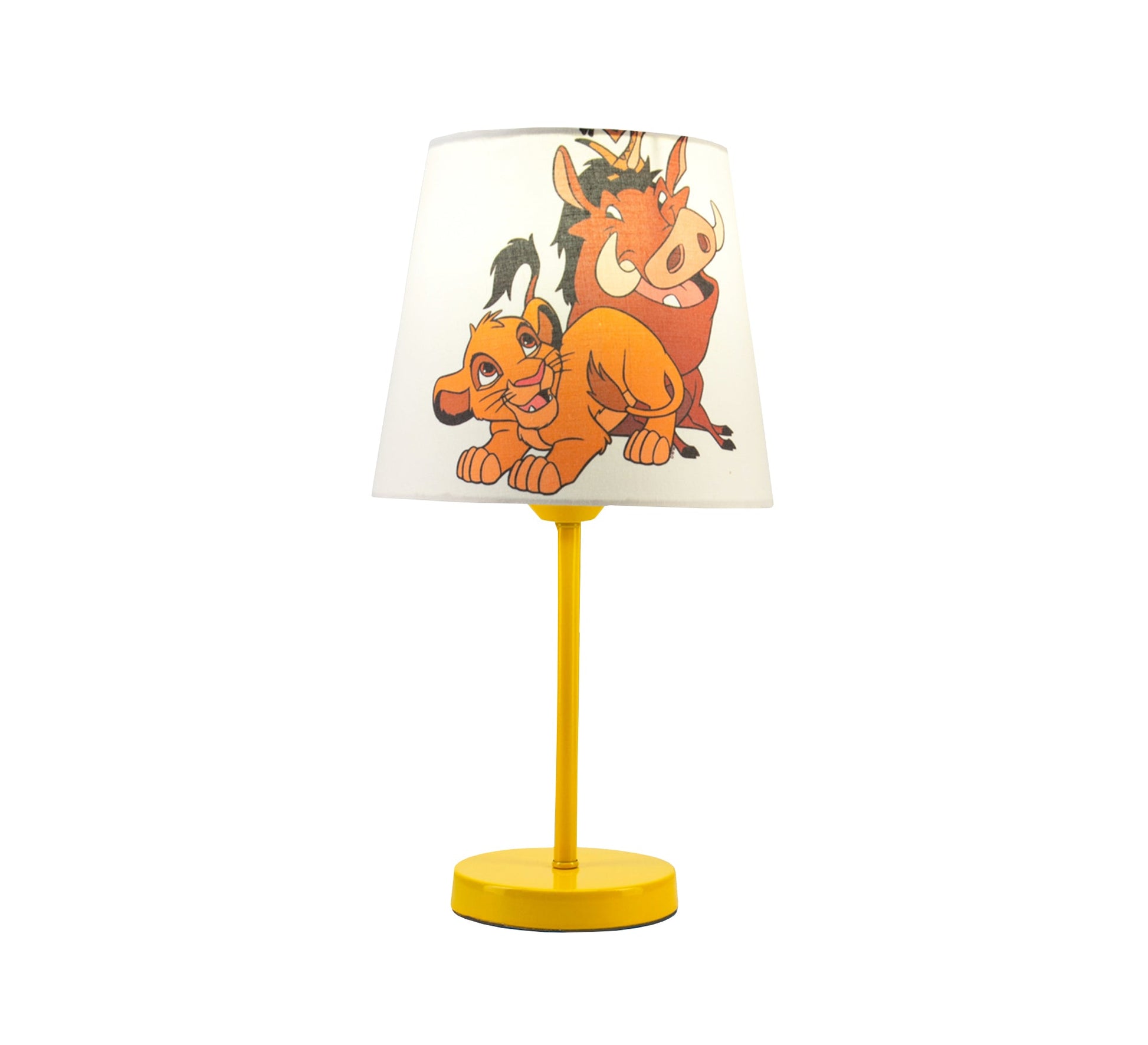 Simba, Timon and Pumbaa: Friends of the King of the Jungle Lamp with Golden Base - Vitrine Furniture - Lighting