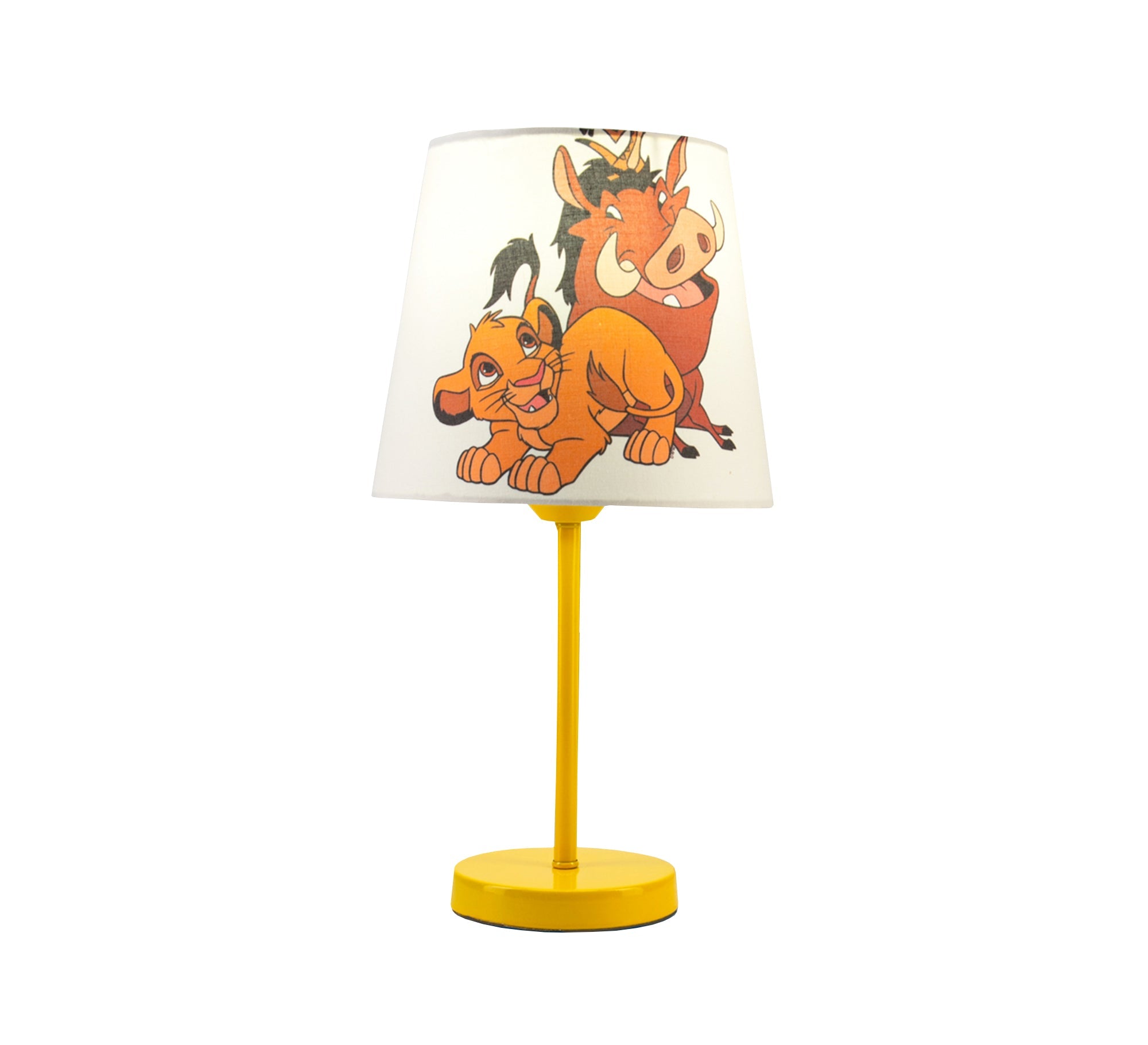 Simba, Timon and Pumbaa: Friends of the King of the Jungle Lamp with Golden Base - Vitrine Furniture - Lighting