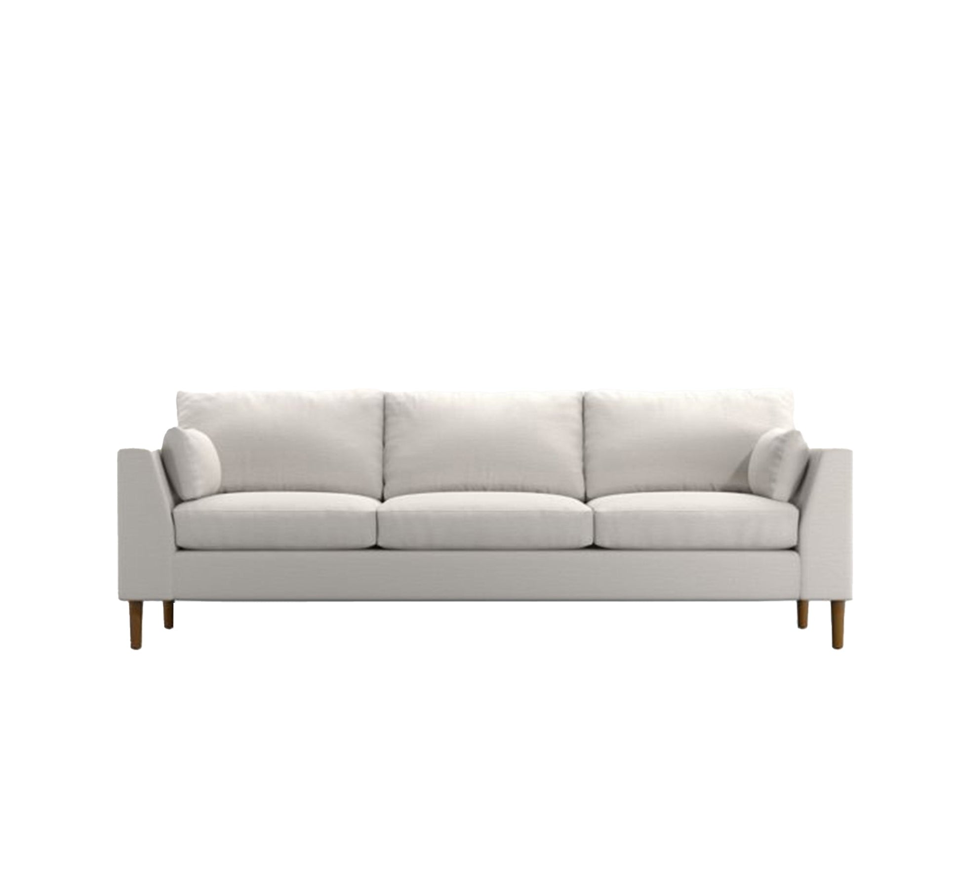 Simple and comfortable classic white sofa - Vitrine Furniture - Furniture