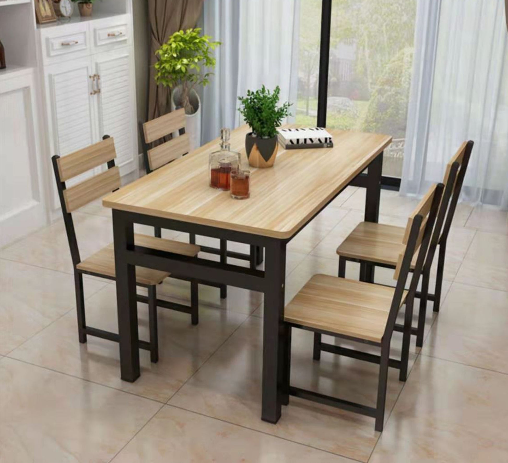 Simple and practical dining set for small spaces - Vitrine Furniture - Furniture