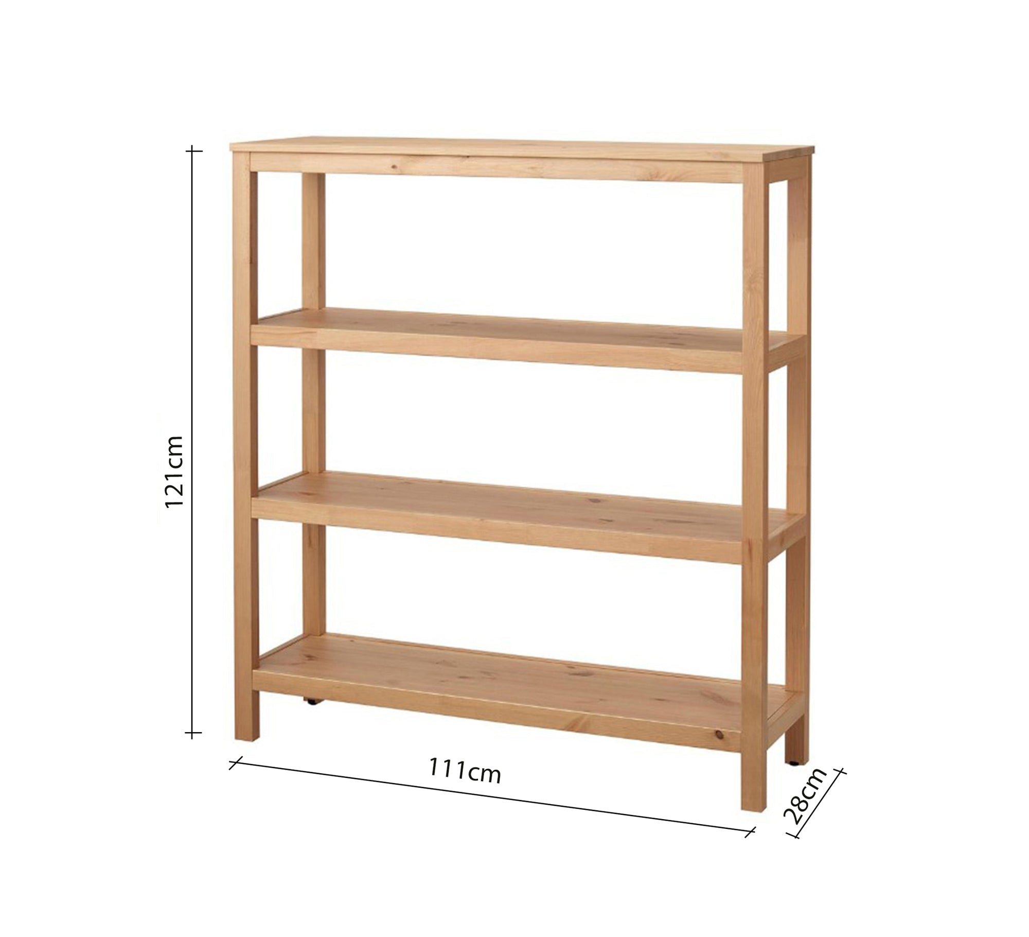 Simple and practical wooden shelving unit for the home - Vitrine Furniture - Furniture