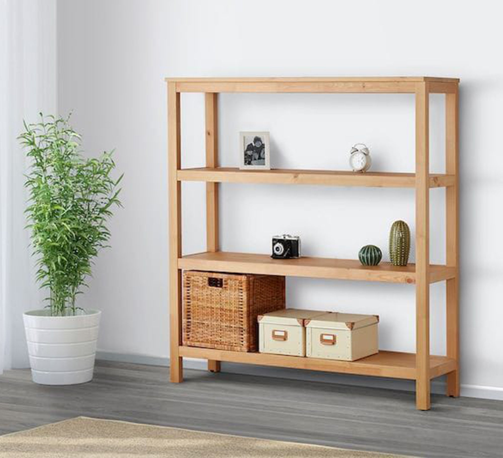Simple and practical wooden shelving unit for the home - Vitrine Furniture - Furniture