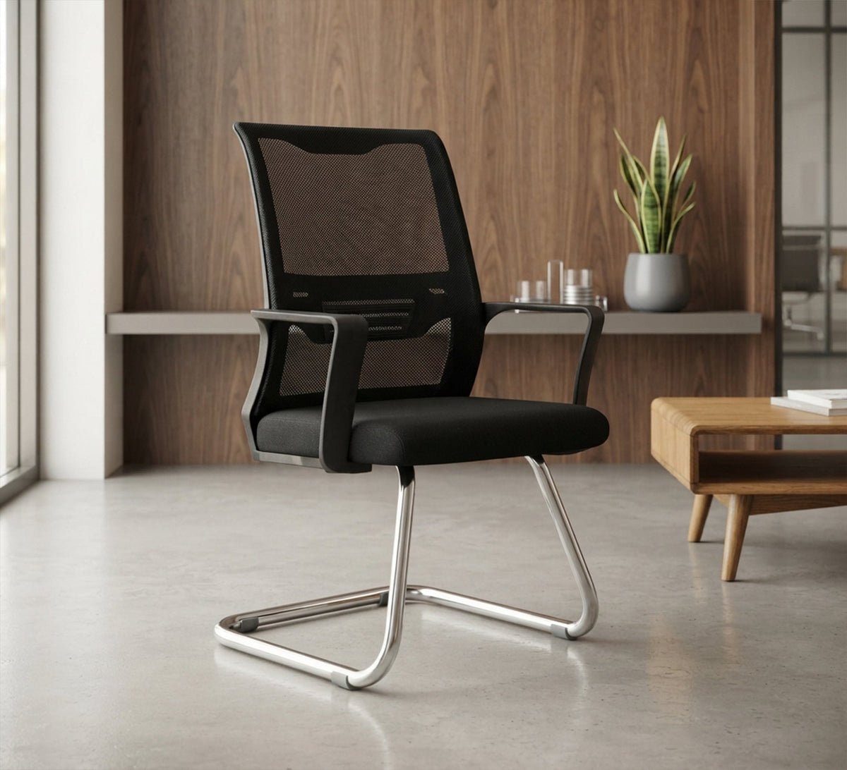Simple Black Mesh Back Office Chair - Vitrine Furniture - Office Chairs