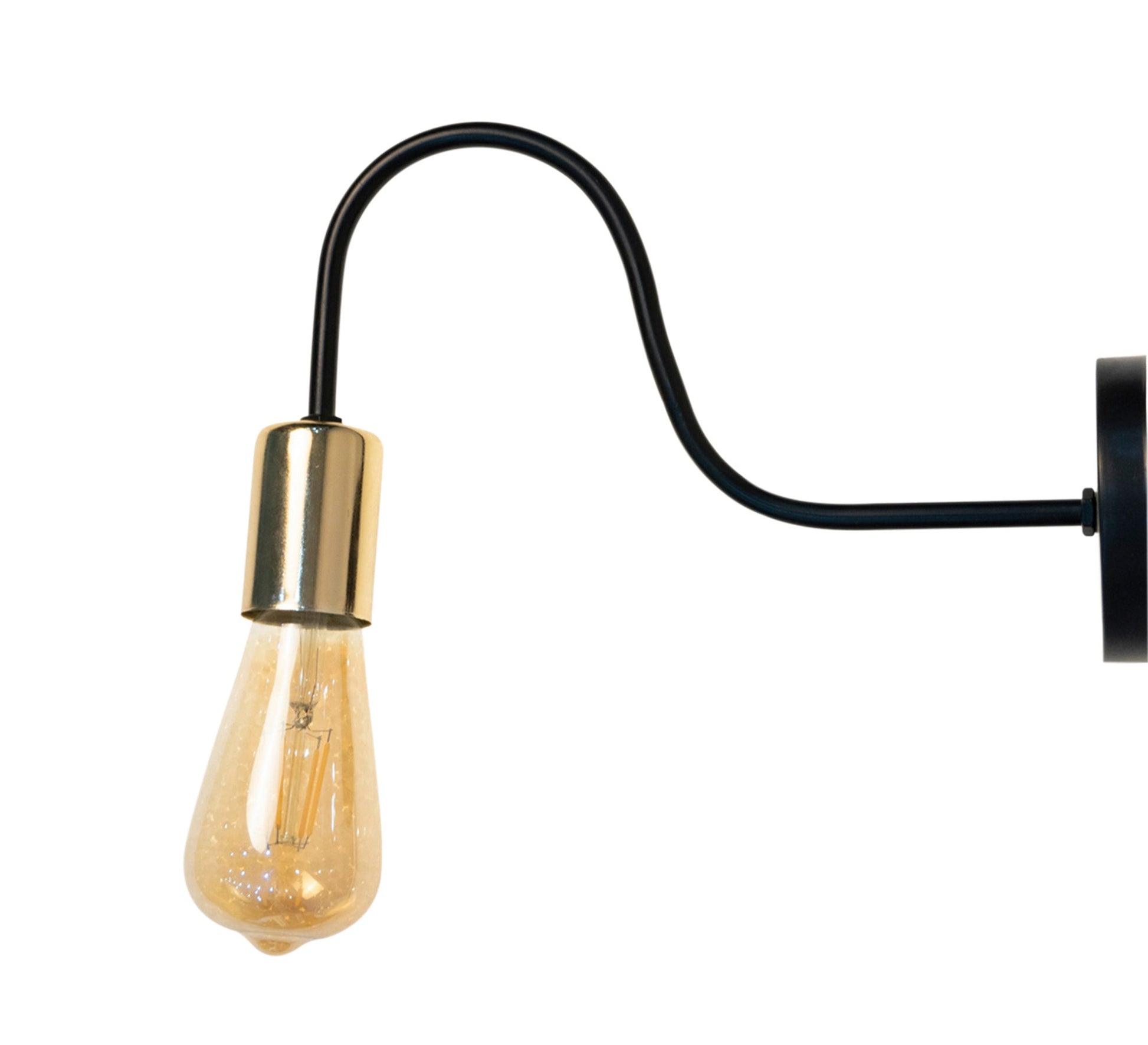 Simple black wall Lamp. - Vitrine Furniture - Lighting