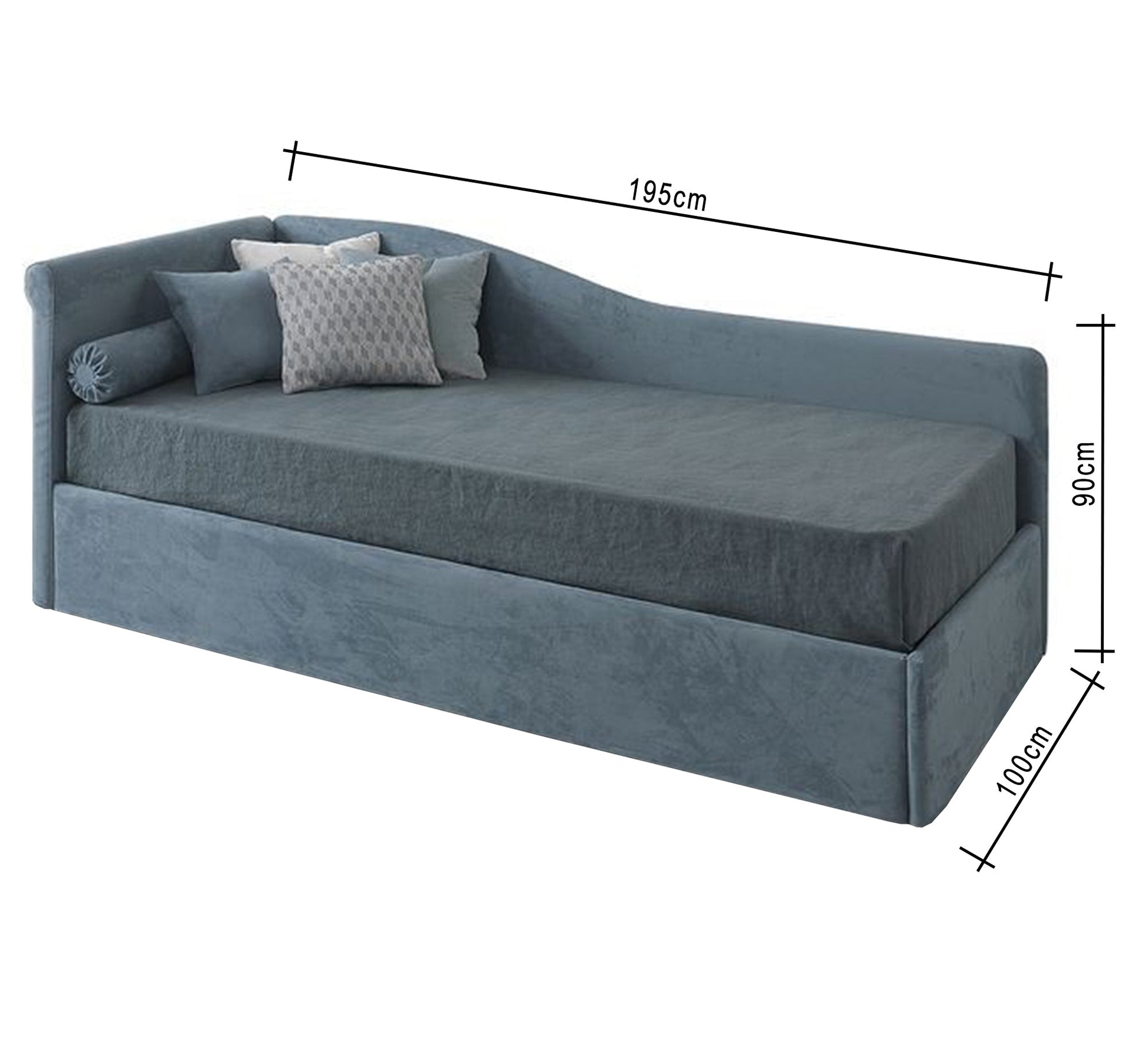 Simple corner bed - Vitrine Furniture - Furniture