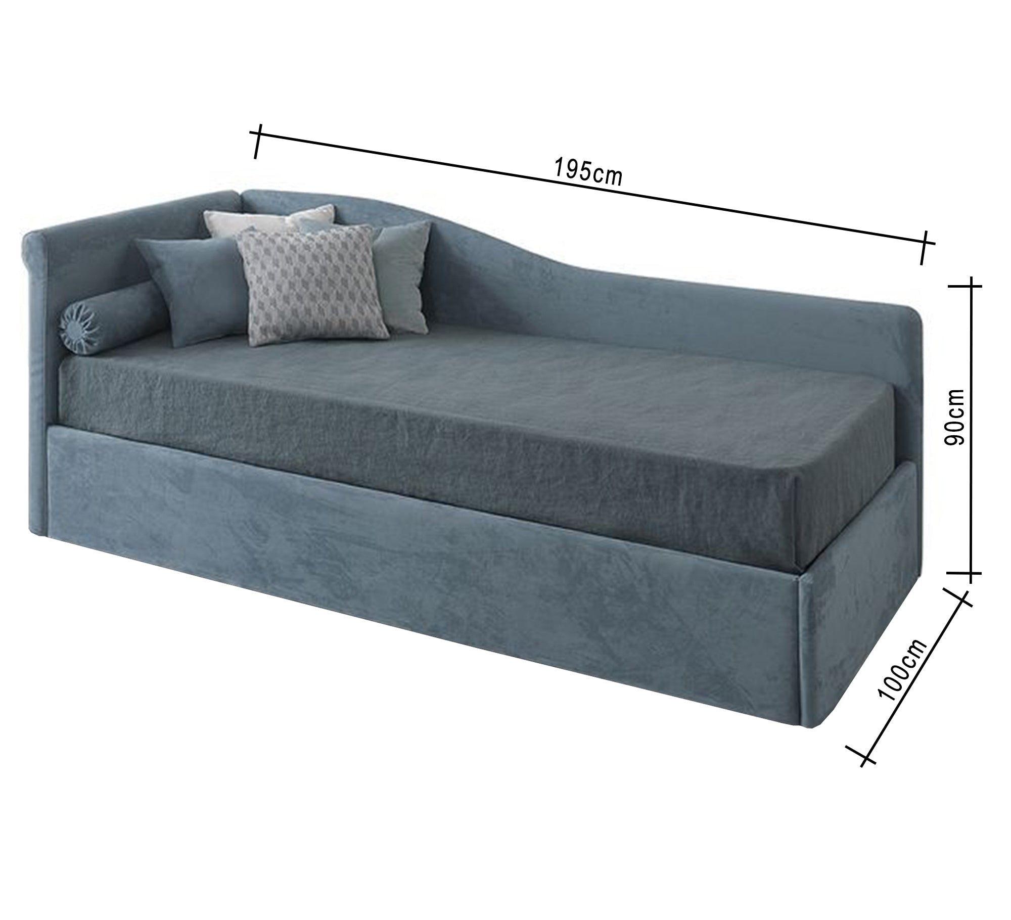 Simple corner bed - Vitrine Furniture - Furniture