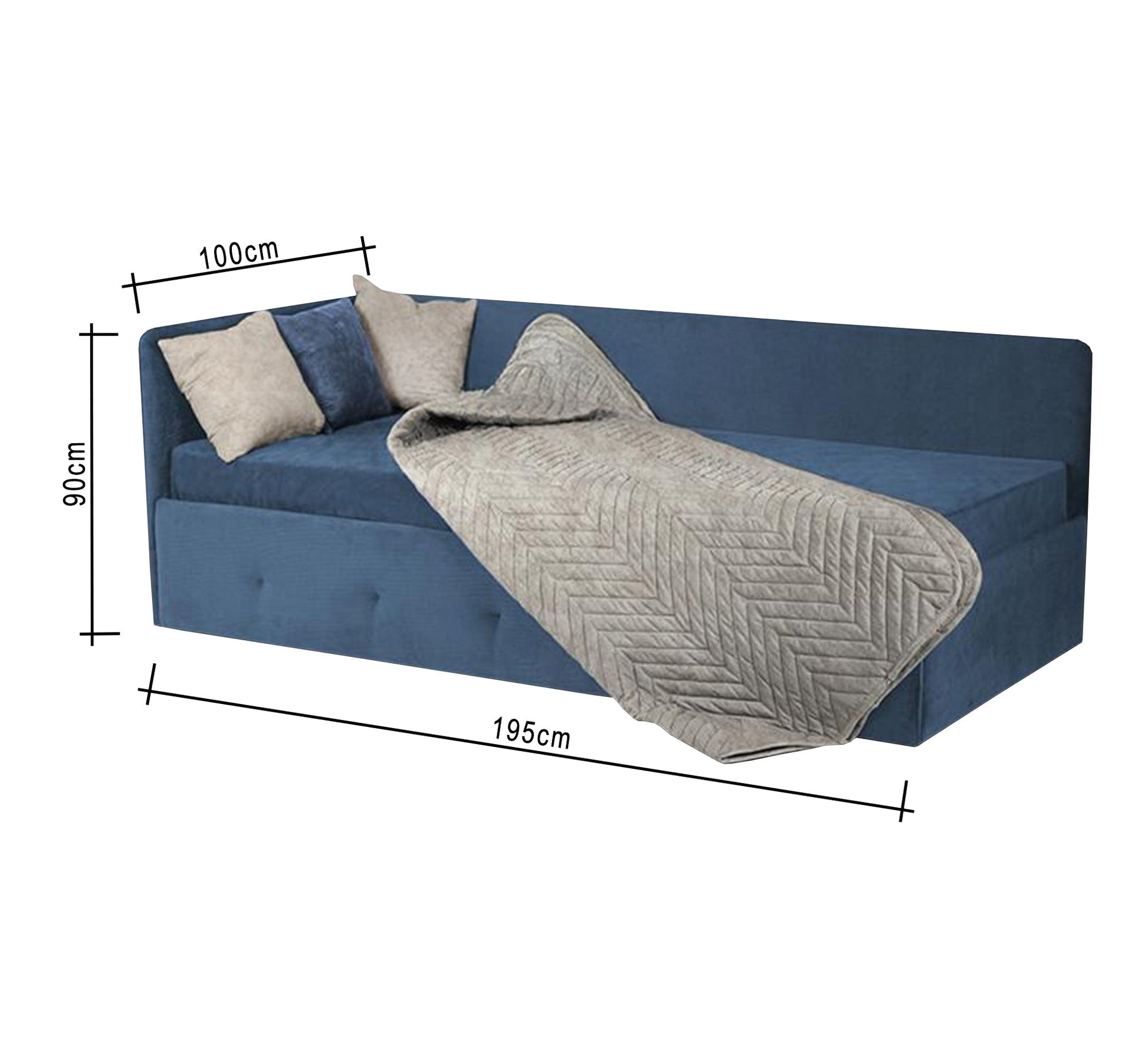 Simple corner bed - Vitrine Furniture - Furniture