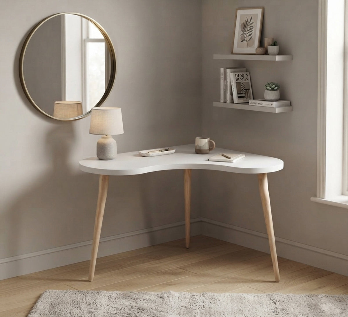 Simple corner desk without drawers - Vitrine Furniture - Desks