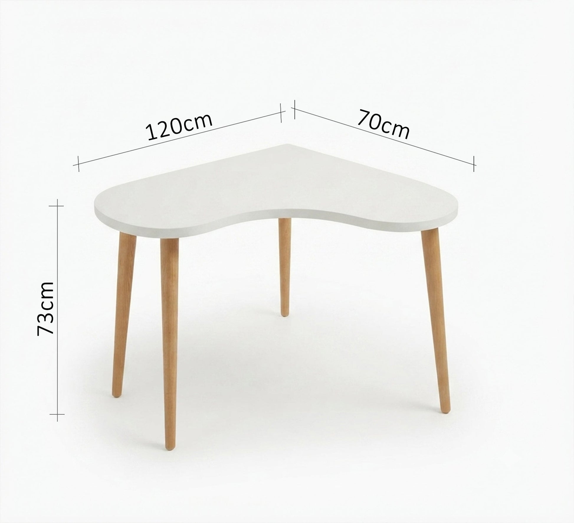 Simple corner desk without drawers - Vitrine Furniture - Desks