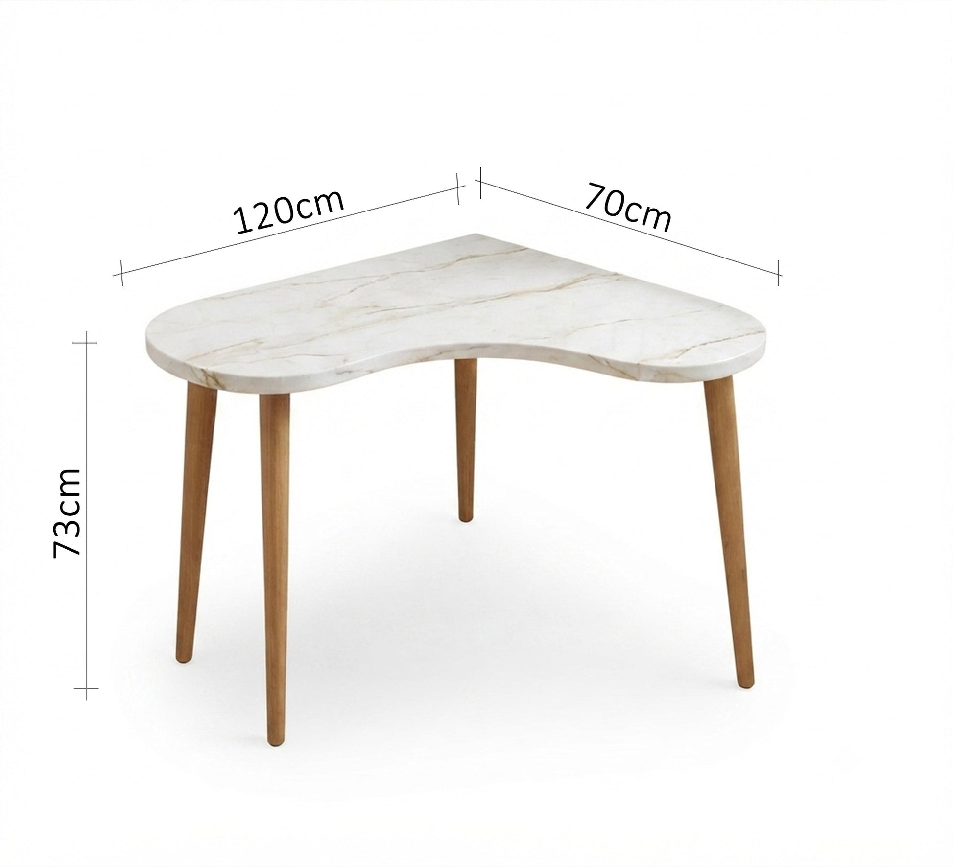 Simple corner desk without drawers - Vitrine Furniture - Desks