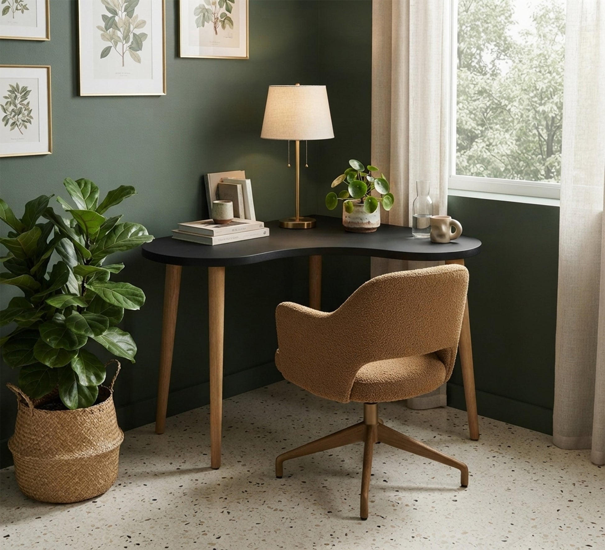 Simple corner desk without drawers - Vitrine Furniture - Desks