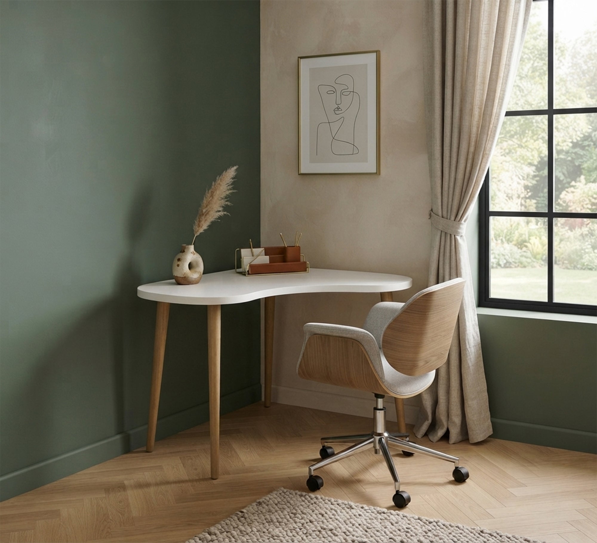 Simple corner desk without drawers - Vitrine Furniture - Desks