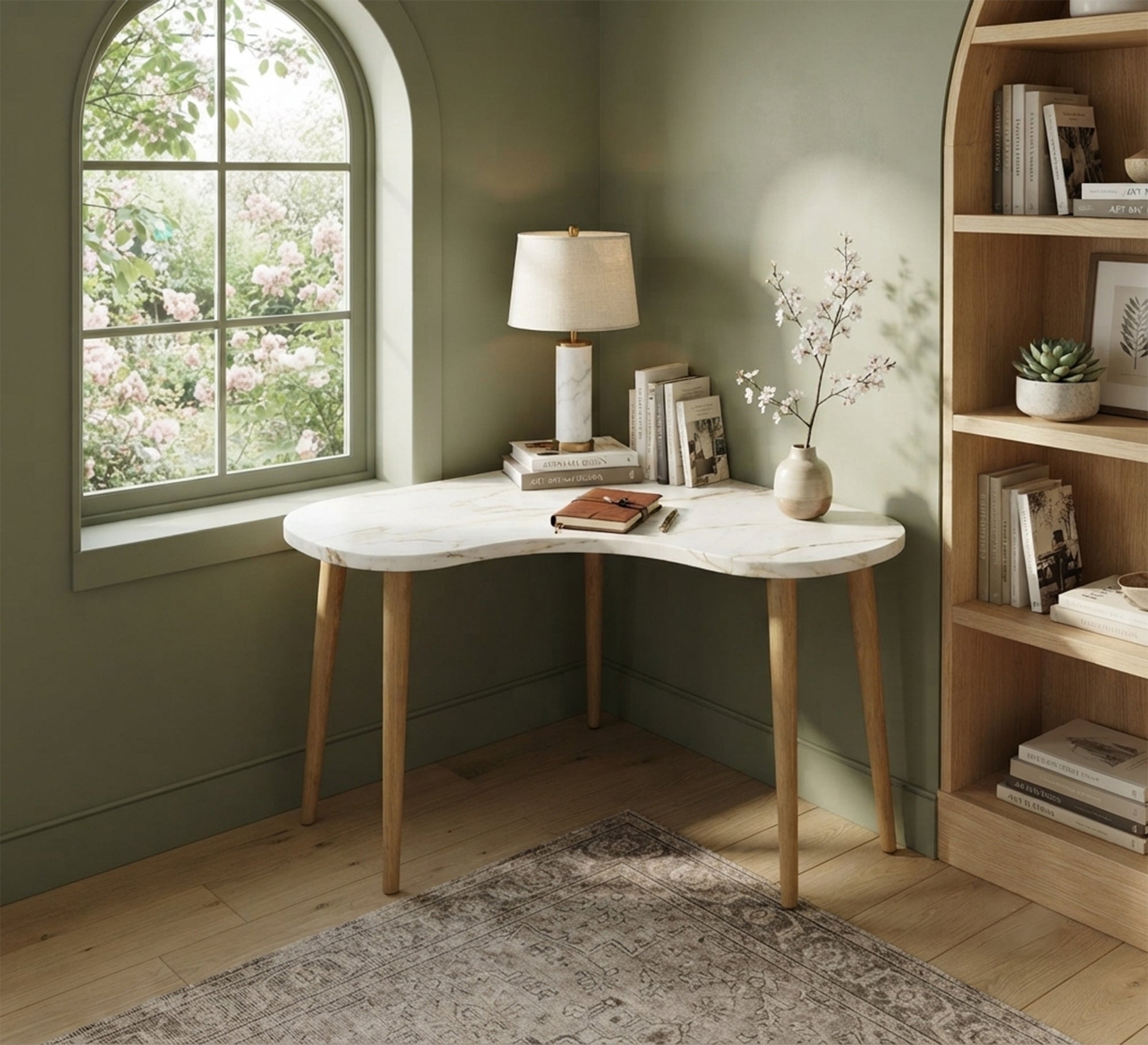 Simple corner desk without drawers - Vitrine Furniture - Desks