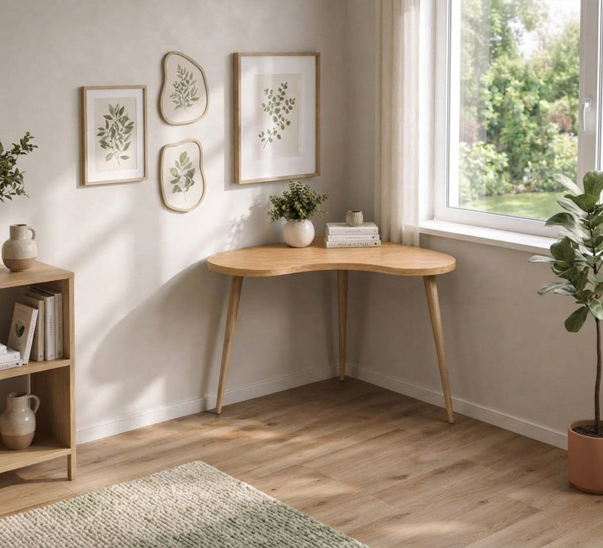 Simple corner desk without drawers - Vitrine Furniture - Desks