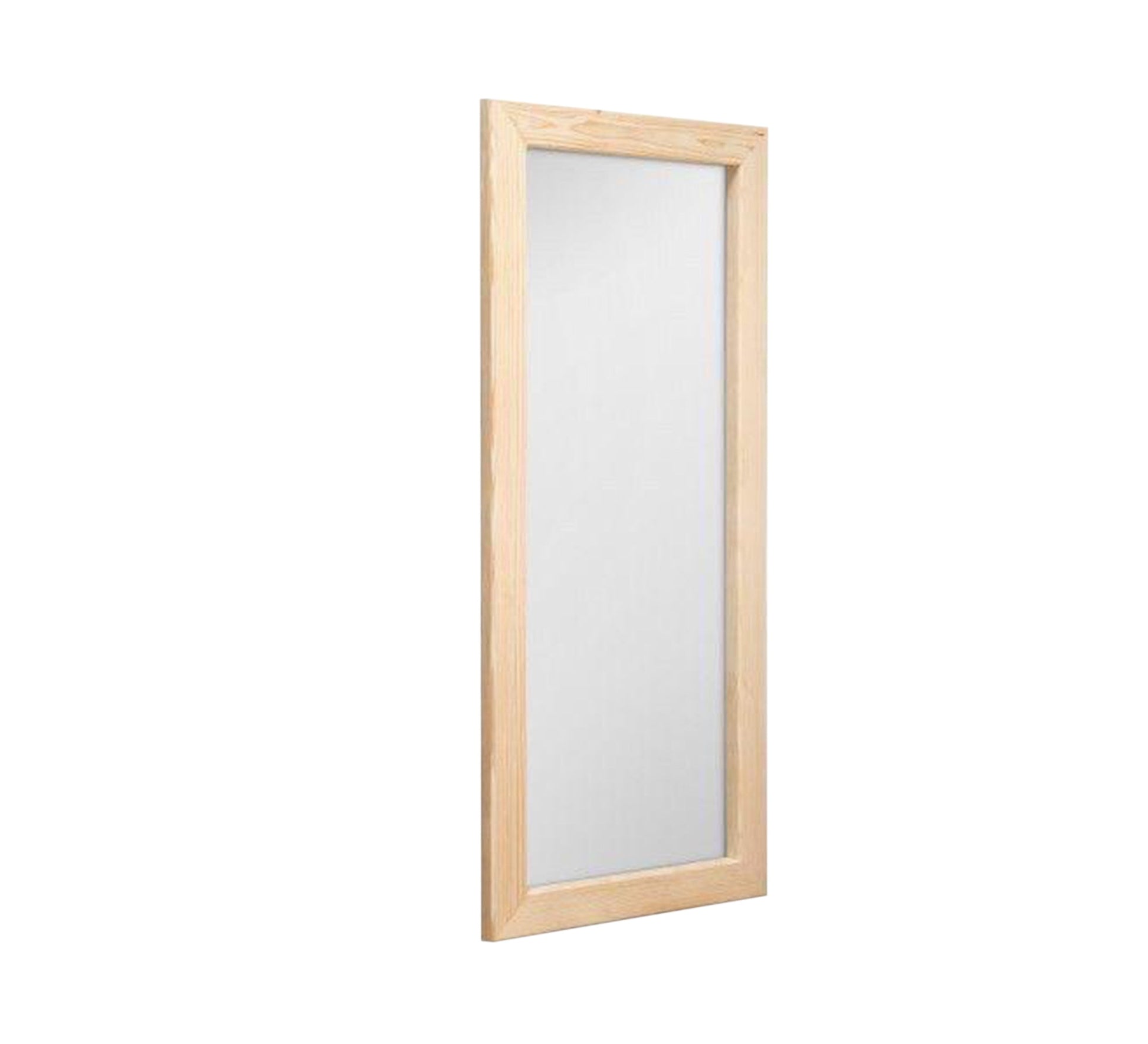 Simple design beige wooden frame mirror - Vitrine Furniture - Décor