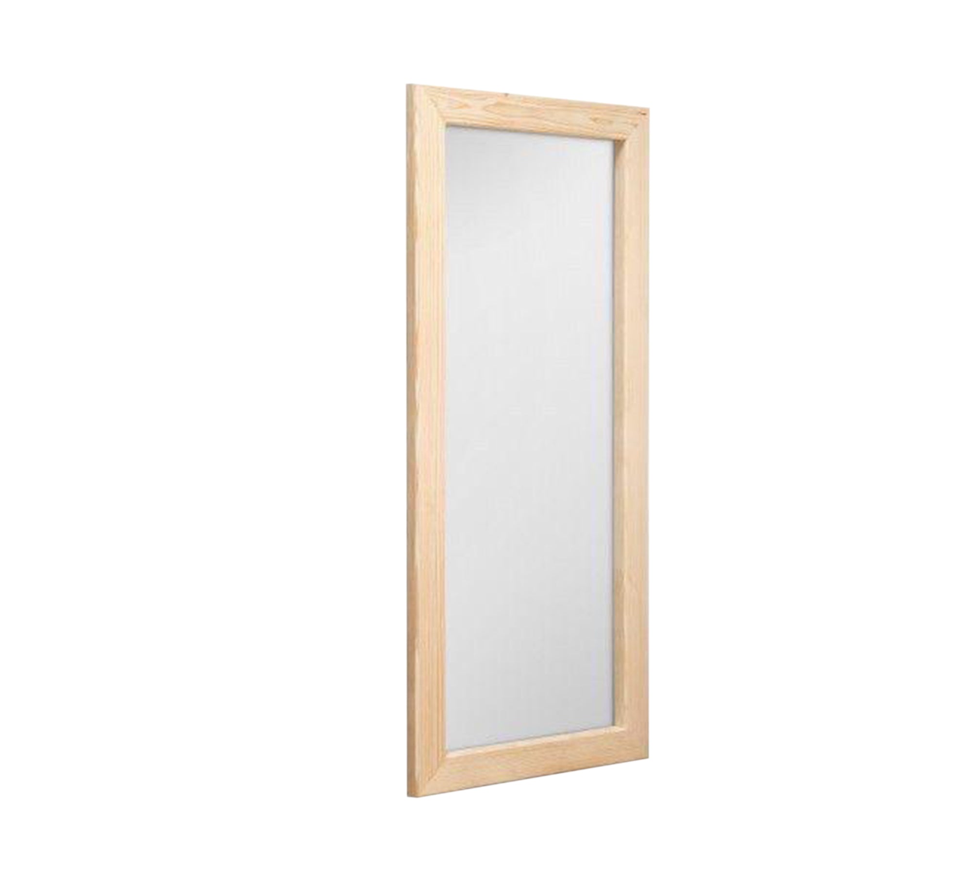 Simple design beige wooden frame mirror - Vitrine Furniture - Décor