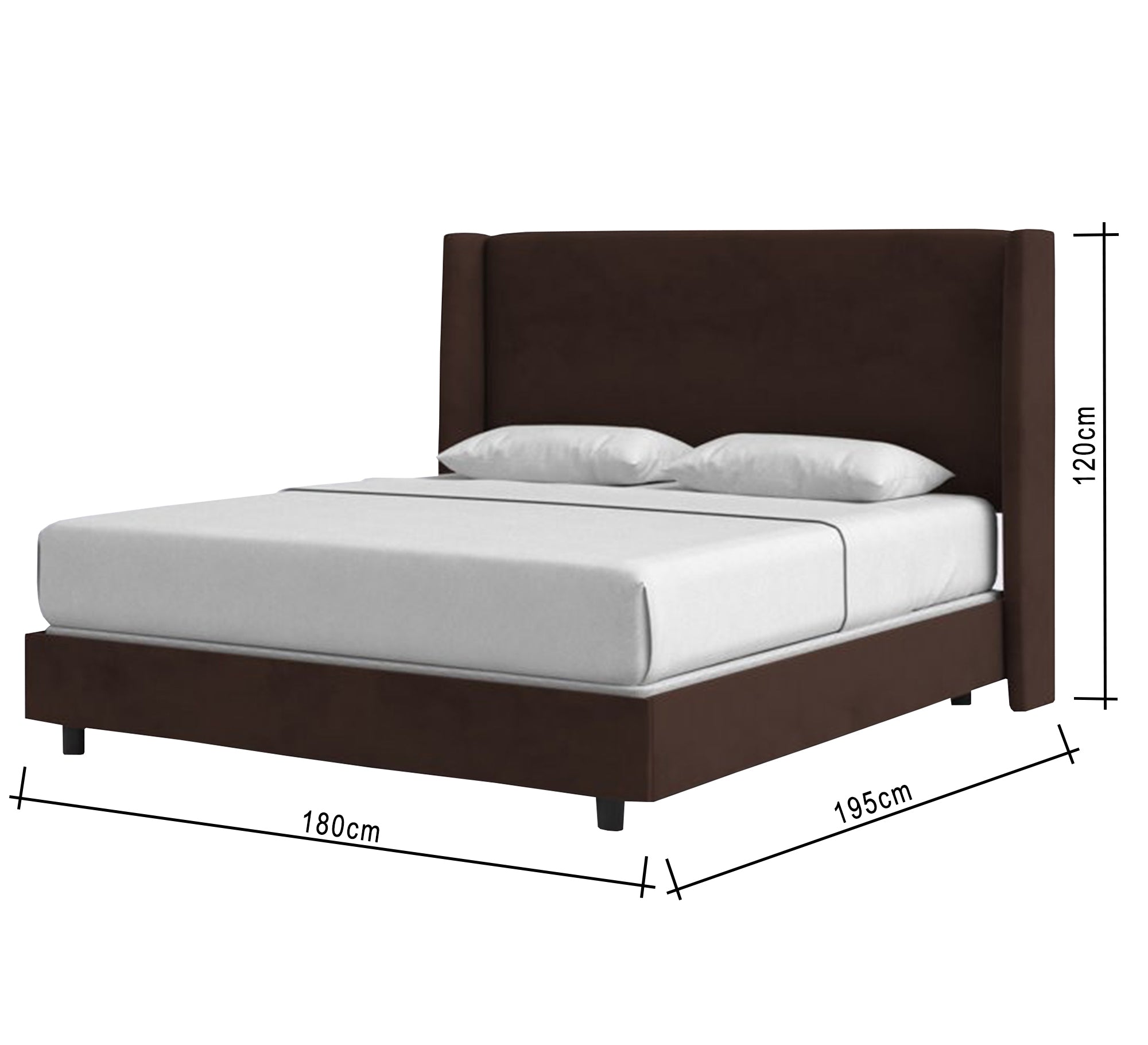 Simple - designed backrest bed - Vitrine Furniture - Furniture