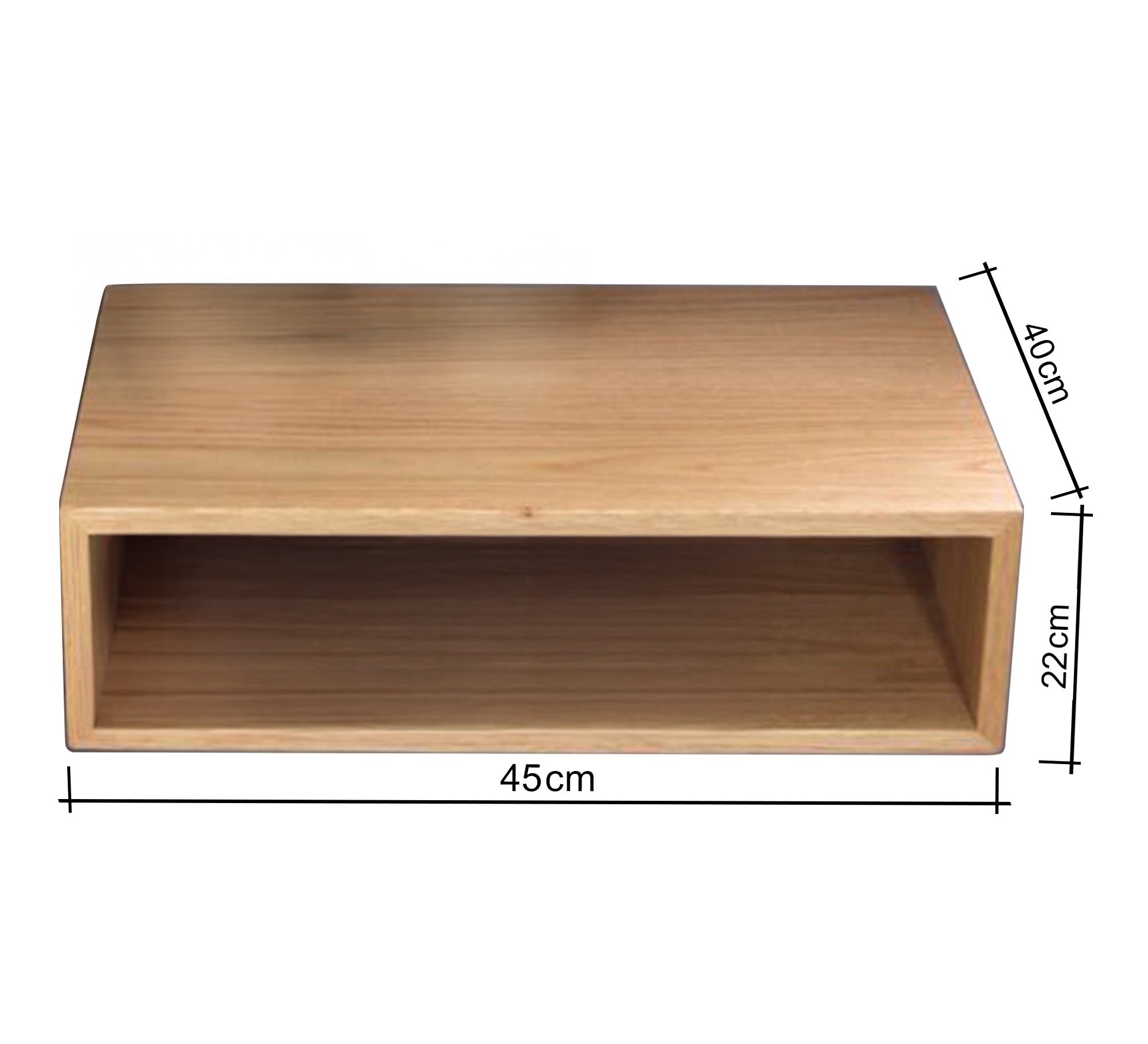 Simple, elegant and practical wooden hanging table - Vitrine Furniture - Furniture