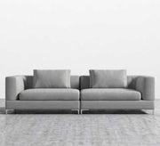 Simple gray sofa with a modern design - Vitrine Furniture - Furniture