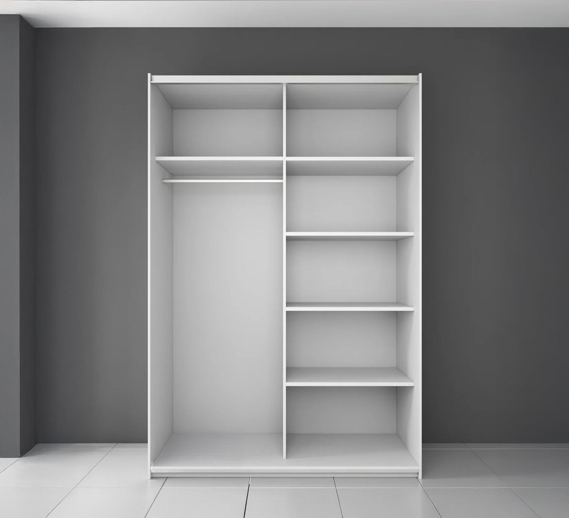 Simple sliding door wardrobe - Vitrine Furniture - Furniture