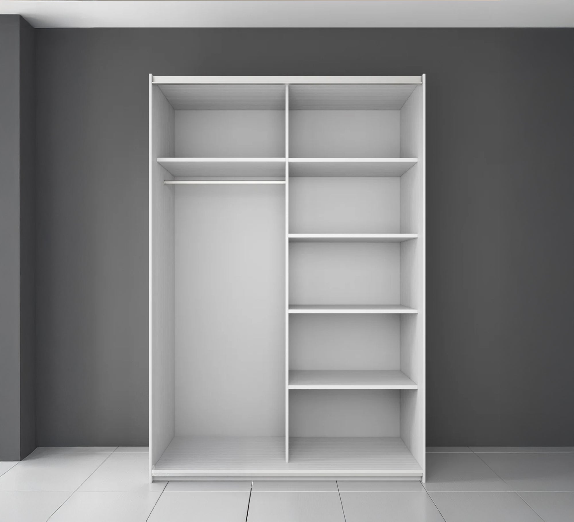 Simple sliding door wardrobe - Vitrine Furniture - Furniture